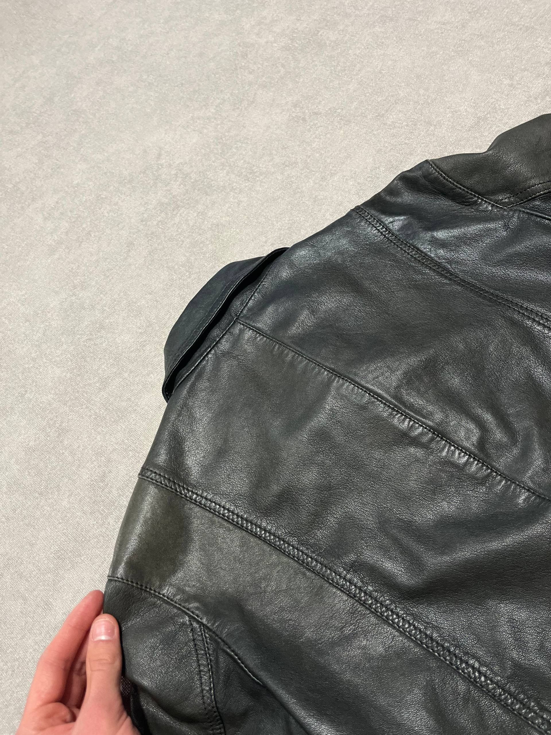 MAX&Co. Womens Max&Co. Real Leather Jacket Zip Vintage Size 42IT Size M / US 6-8 / IT 42-44 - 14 Thumbnail