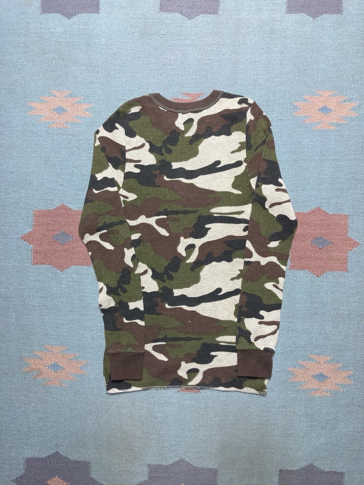 Other Waffle knit thermal shirt camo base camouflage women’s small Size S / US 4 / IT 40 - 4 Thumbnail