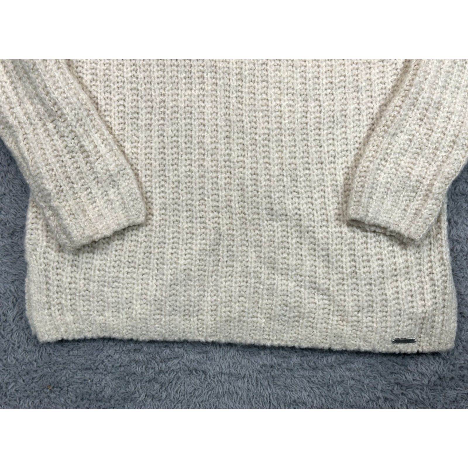 Abercrombie & Fitch Abercrombie & Fitch Sweater M Women Turtleneck Wool Blend Ivory Cream Pullover 90s Vintage? Size M / US 6-8 / IT 42-44 - 5 Thumbnail