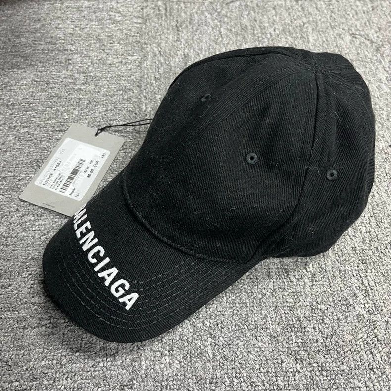 Balenciaga Balenciaga Black label black monogram logo embroidered base Size ONE SIZE - 2 Thumbnail