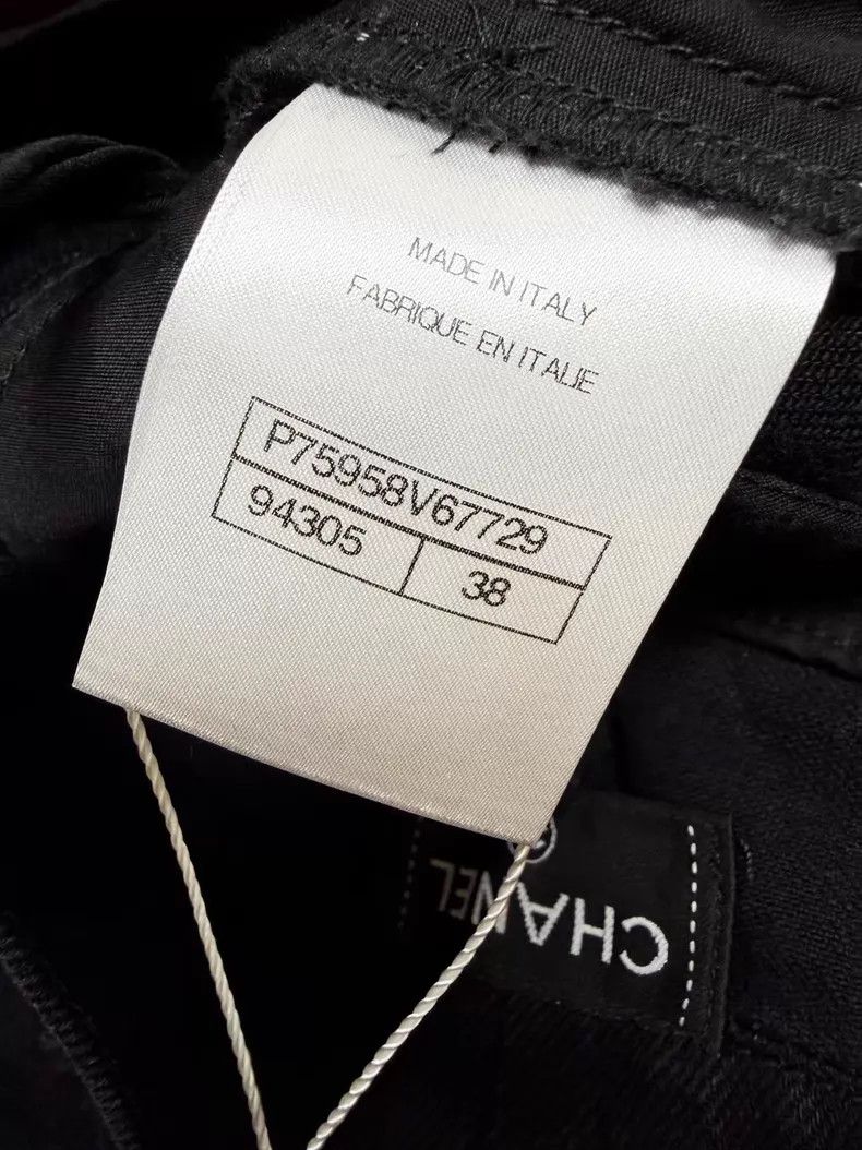 Chanel Chanel 23K autumn and winter show popular black embossed Size 25" / US 0 / IT 36 - 5 Thumbnail