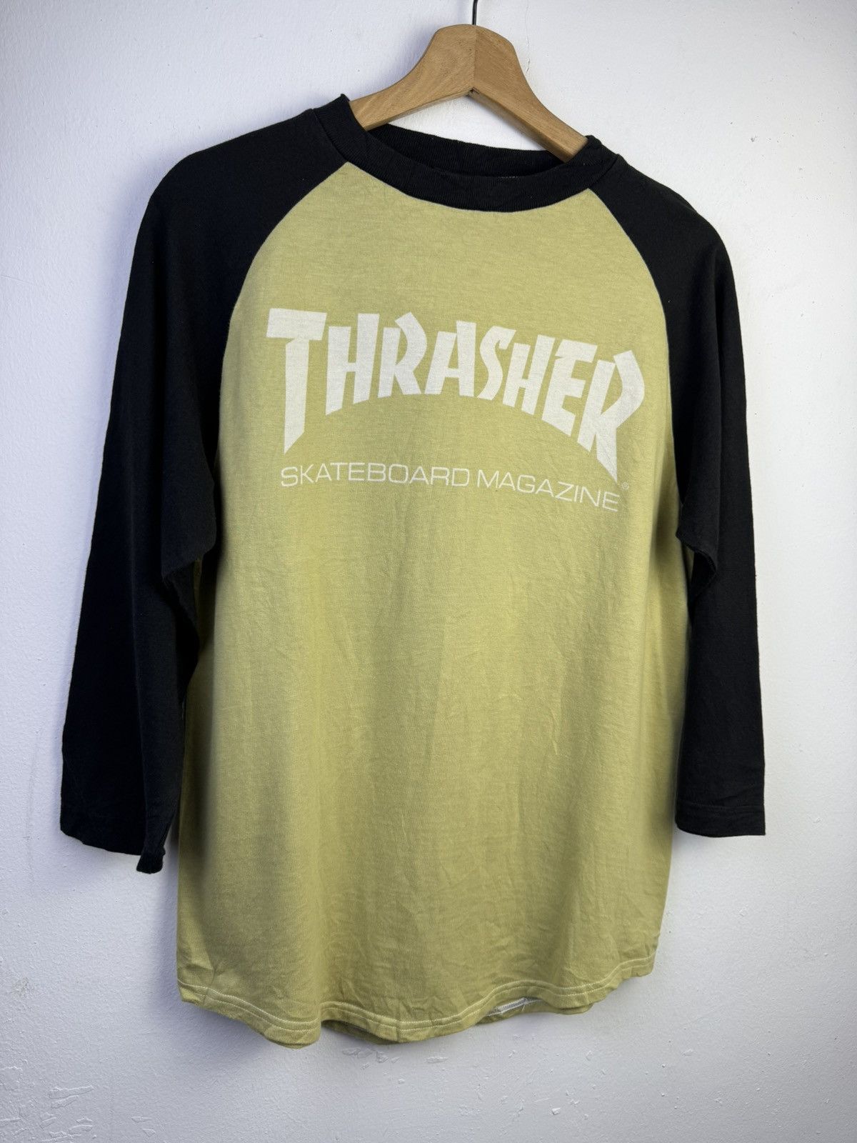 Thrasher Thrasher Men's 3/4 sleeve raglan T-shirt with a logo Size US M / EU 48-50 / 2 - 2 Thumbnail