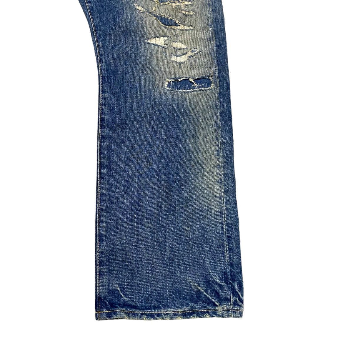 Denim & Supply Ralph Lauren Denim And Supply Ralph Lauren Distress Denim Patchwork Jeans Size US 38 / EU 54 - 10 Thumbnail