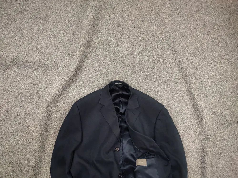 Christian Dior Monsieur Vintage 90's Dior Pure Linen Classic Suit Mens Blazer Jacket Size US XL / EU 56 / 4 - 1 Thumbnail