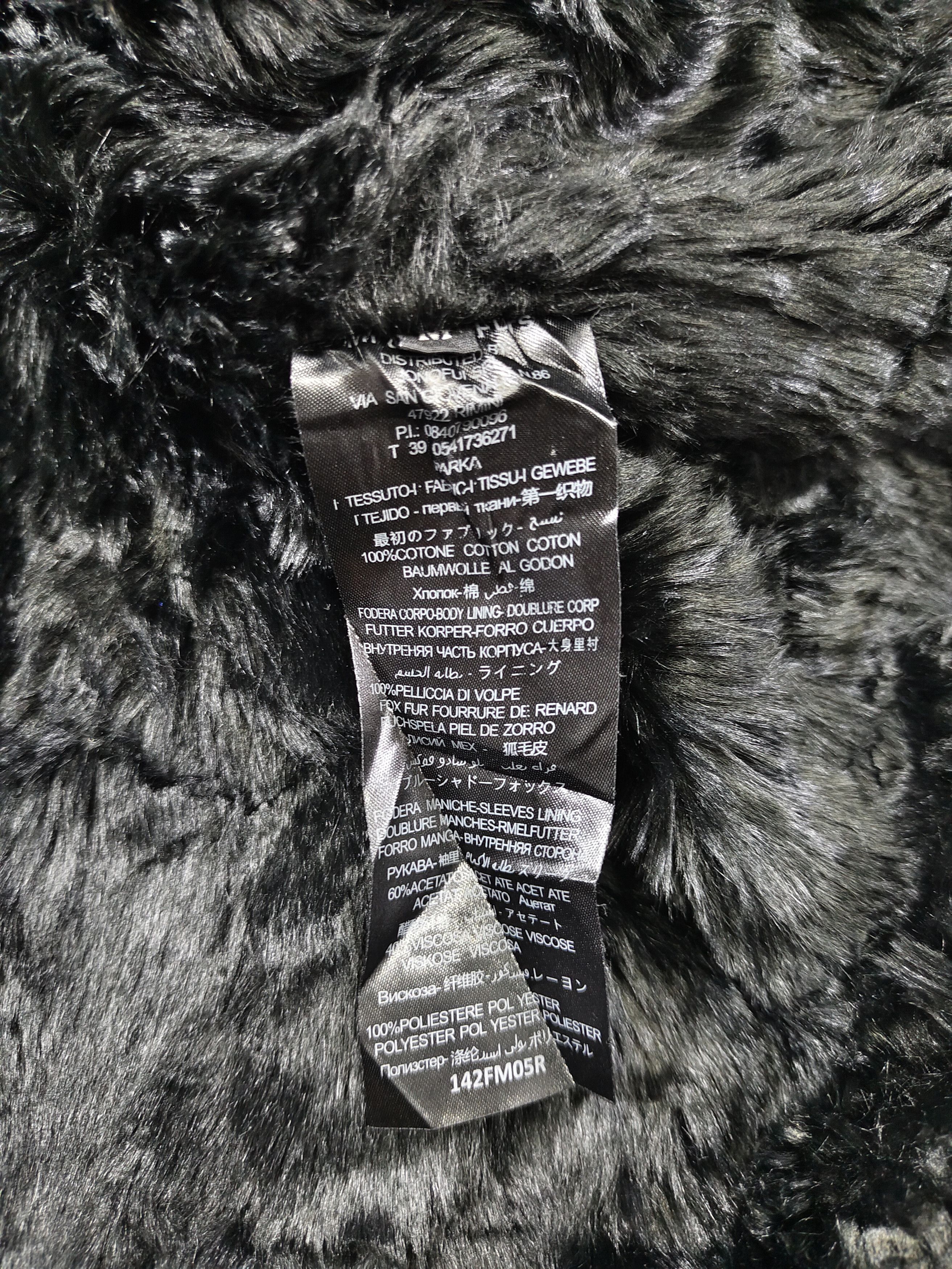 MR & MRS ITALY Mr & Mrs Italy-Beaded Sequin Patch Racoon Fur Military Parka Size US M / EU 48-50 / 2 - 14 Thumbnail