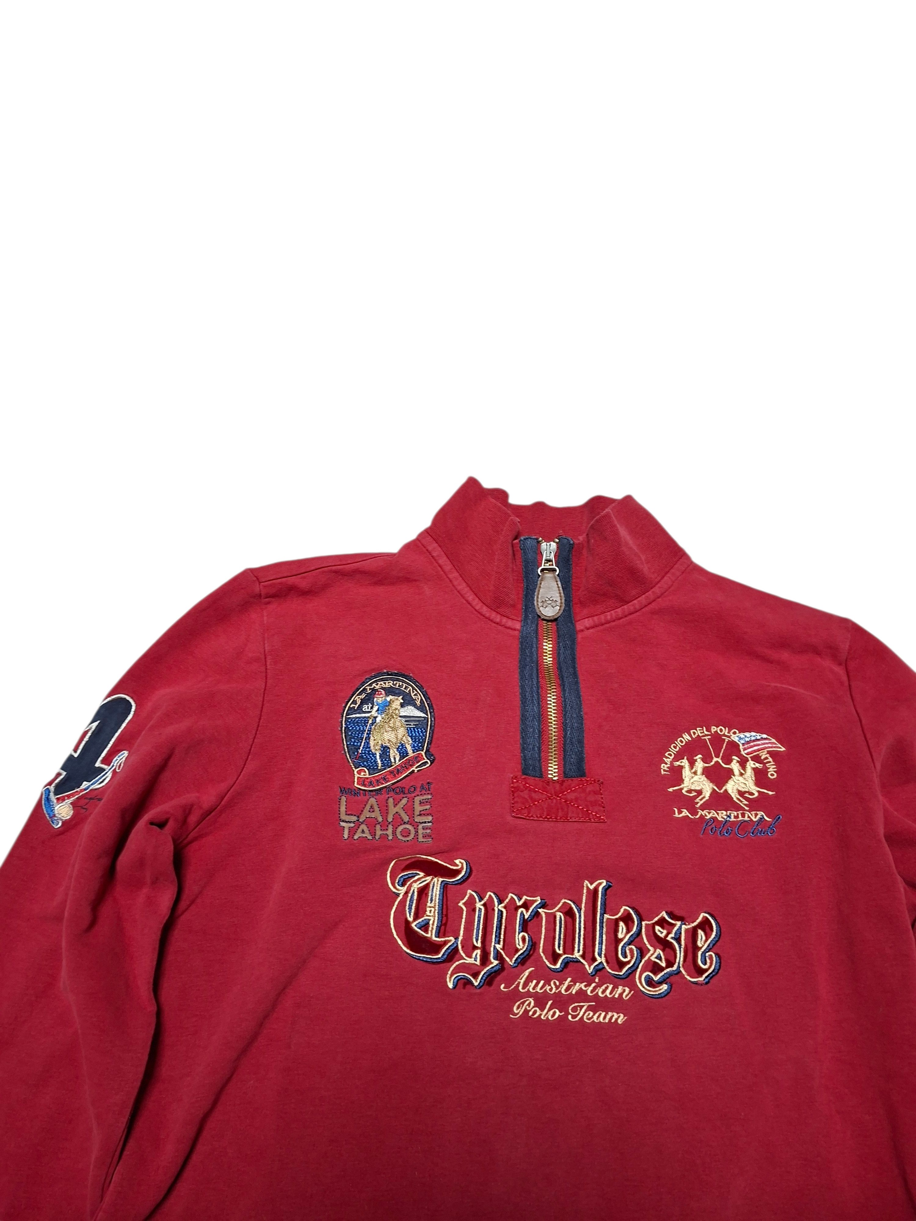 La Martina TYROLESE AUSTRIA LA MARTINA LUXURY 1/3 ZIP RUGBY SHIRT Size US M / EU 48-50 / 2 - 2 Thumbnail