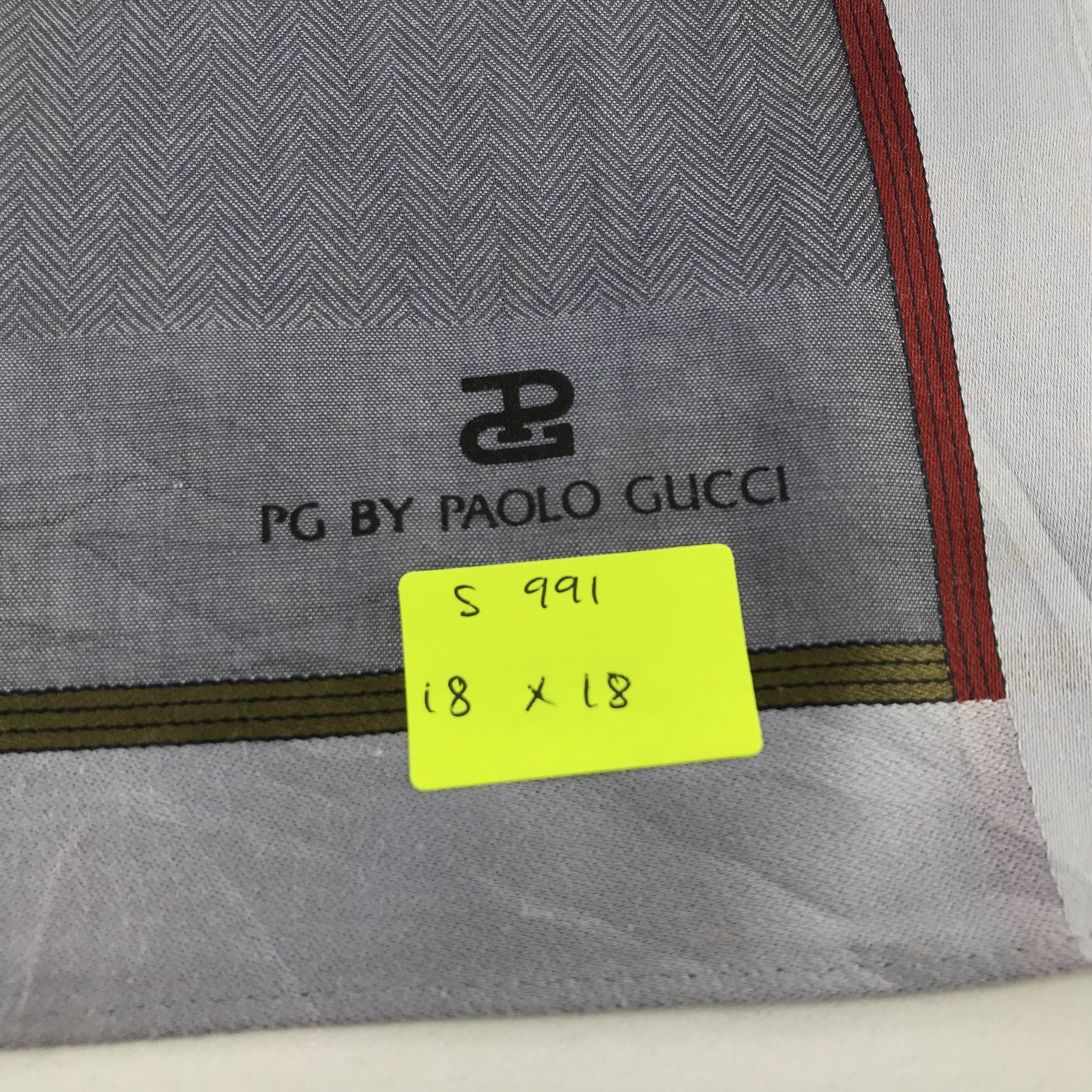 Paolo Gucci × Vintage Paolo Gucci Bandana / Handkerchief / Neckerchief - S991 Size ONE SIZE - 5 Thumbnail