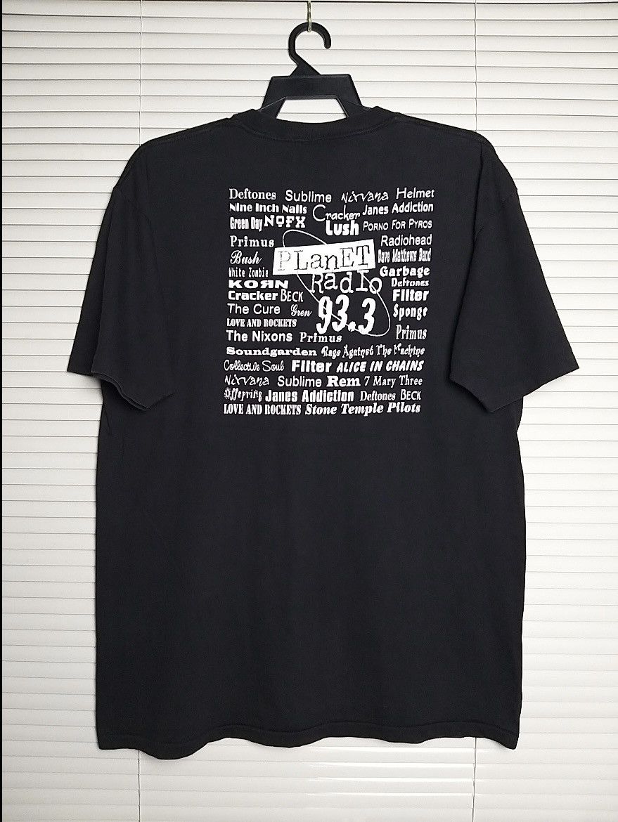 Band Tees RARE💥VINTAGE 90'S PLANET RADIO STATION 93.3 BAND T SHIRT Size US XL / EU 56 / 4 - 3 Thumbnail
