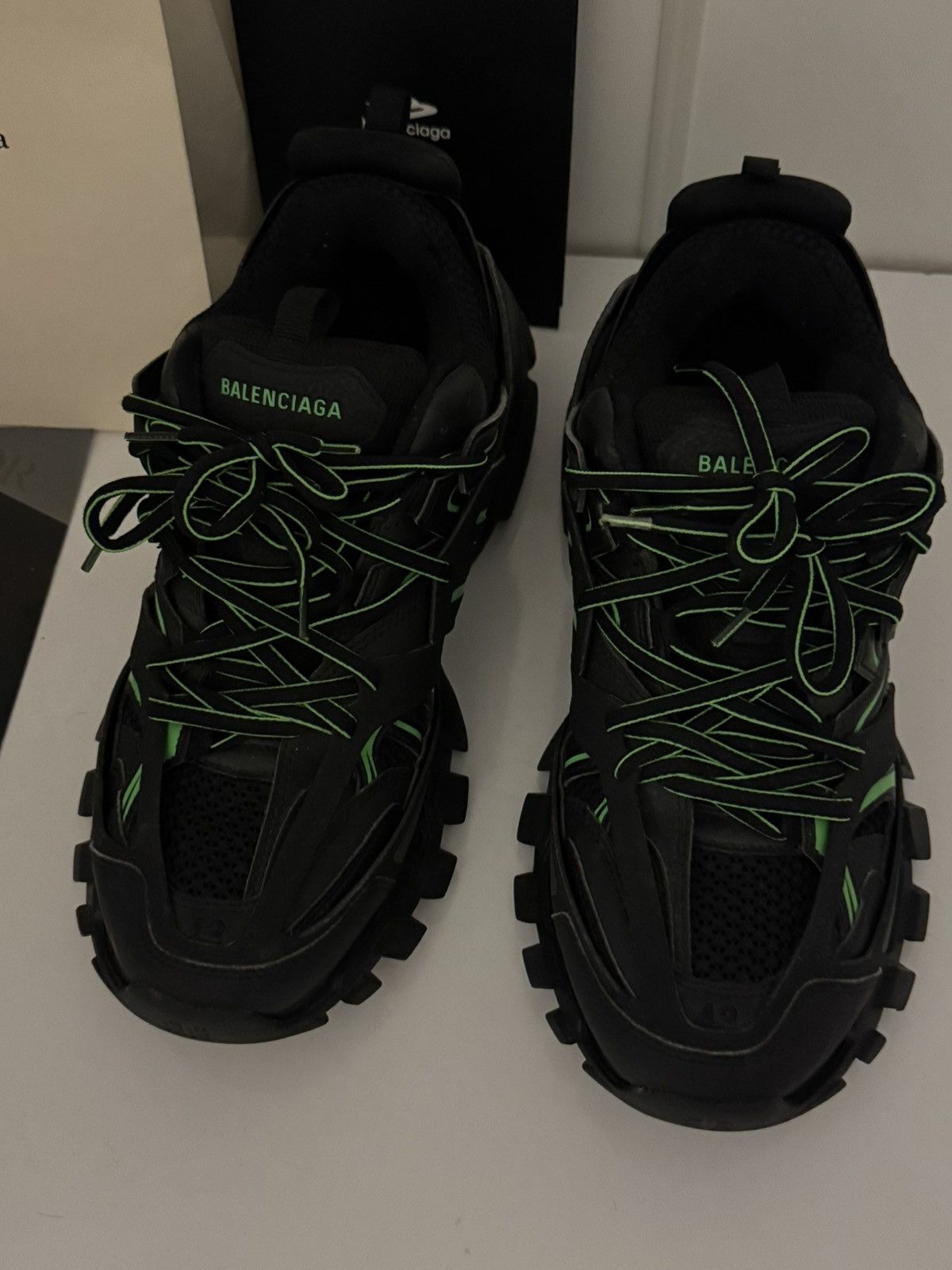 Balenciaga ⛔️Balenciaga track 1 black green 43 Size US 9 / EU 42 - 3 Thumbnail