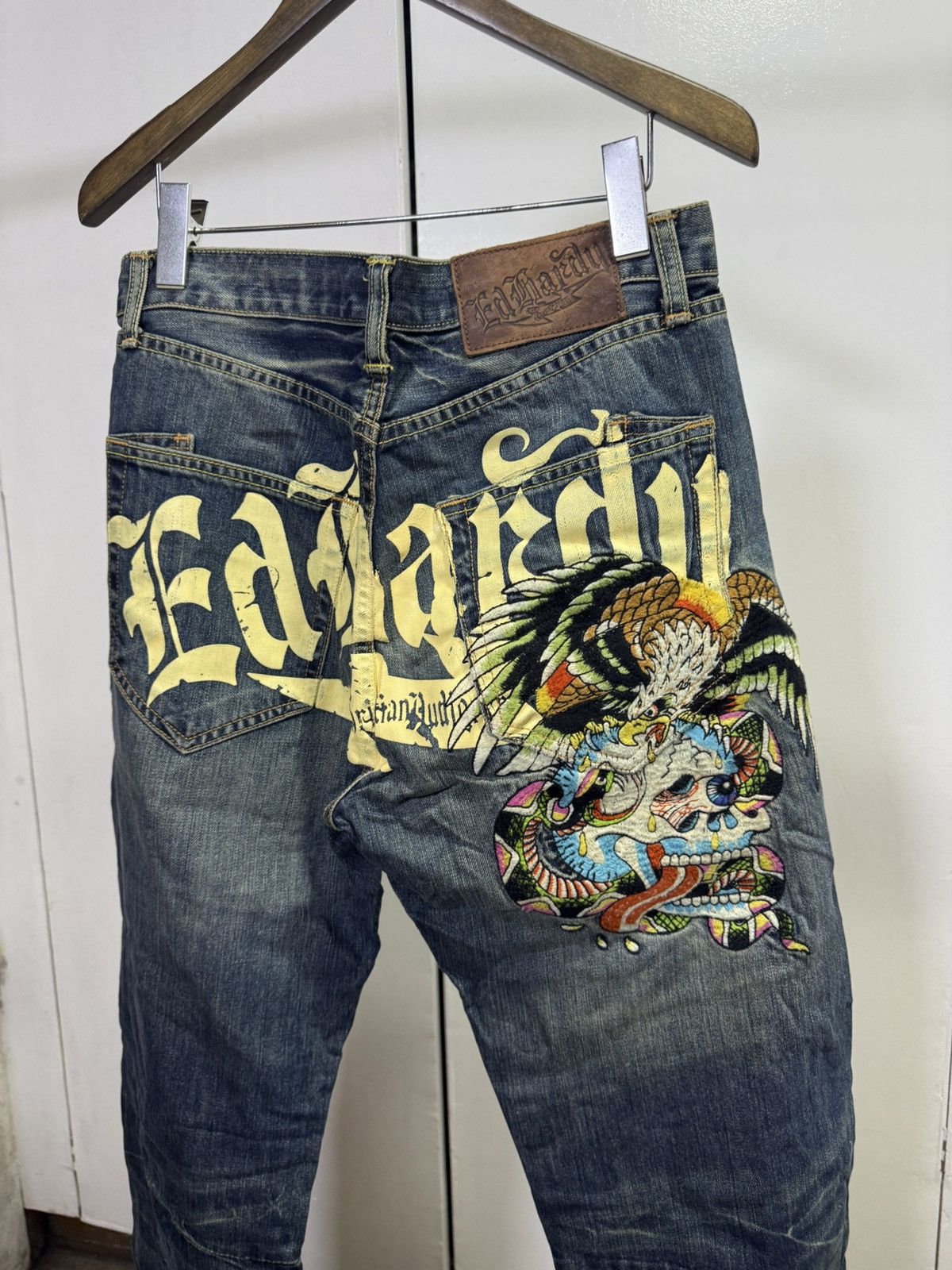 Ed Hardy Ed Hardy Skull Eagle Jeans Size US 32 / EU 48 - 2 Thumbnail