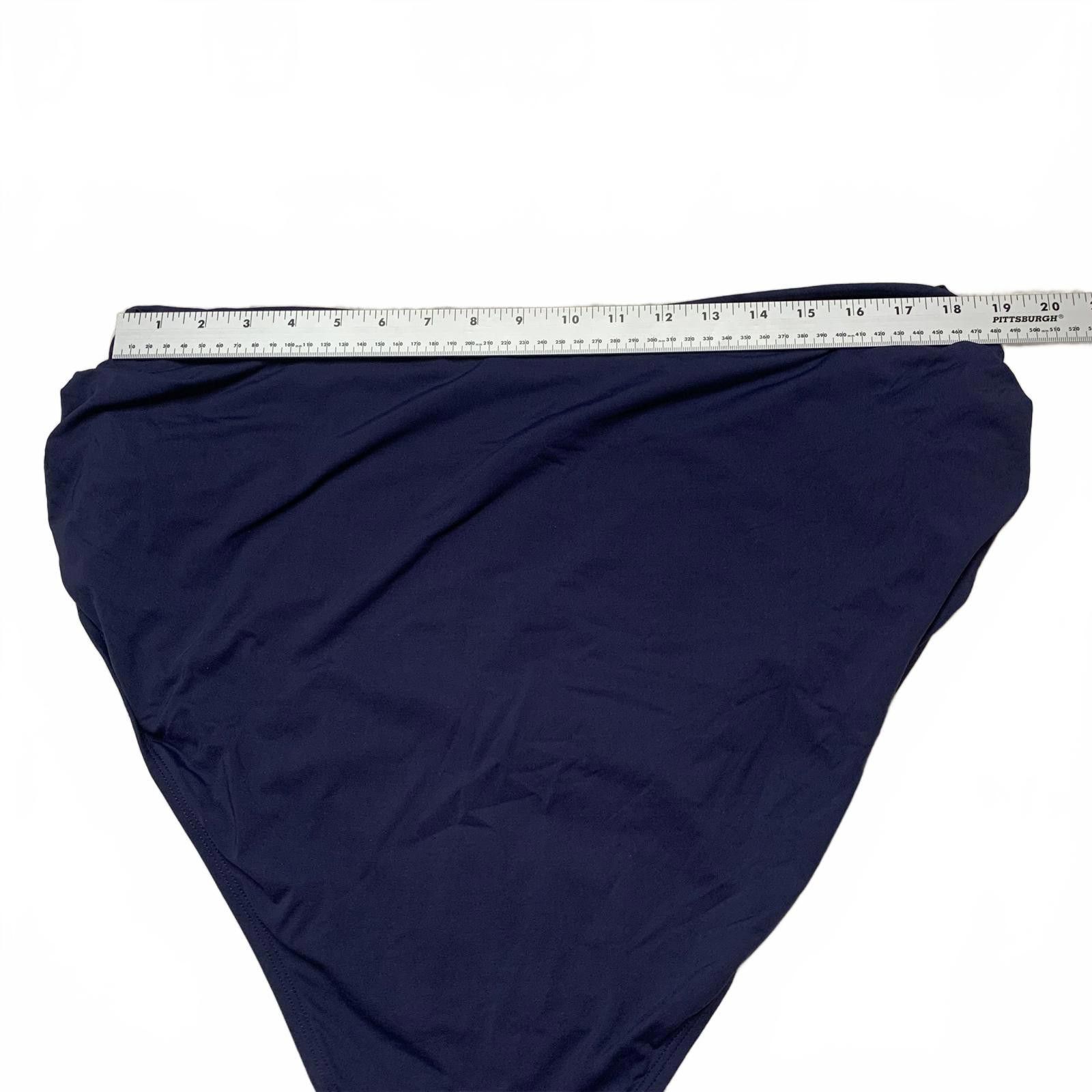 Other Anne Cole Women's Bikini Swim Bottom Plus Sz 24W Navy Blue Size ONE SIZE - 8 Thumbnail