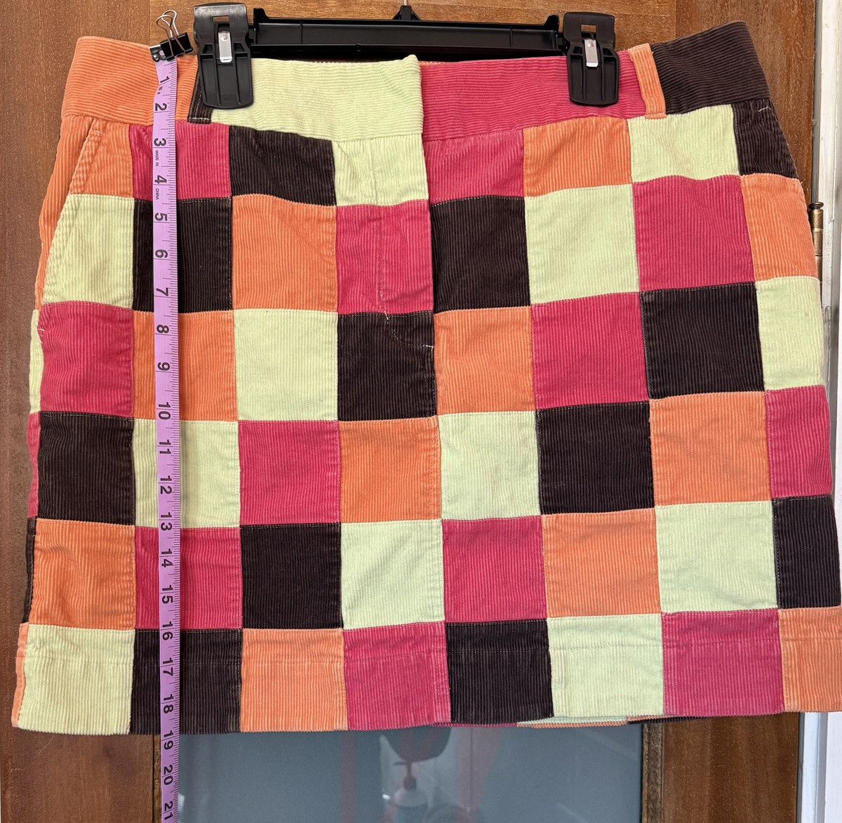Vineyard Vines Vineyard Vines Plus Corduroy Multicolor Patchwork Skirt Size 38" / US 16 / IT 52 - 8 Thumbnail