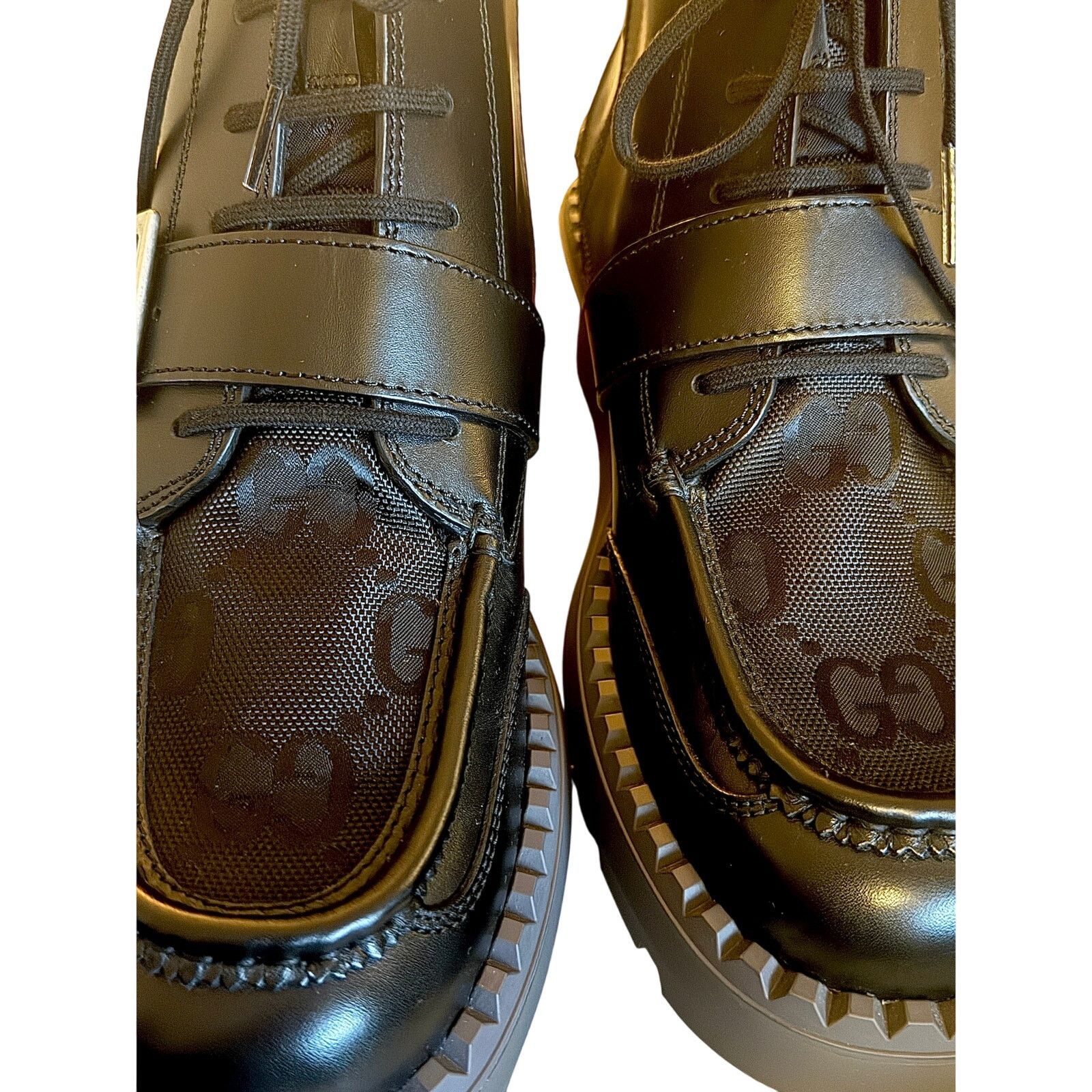 Gucci Gucci NWB Balck and Orange Lace Up Boot Buckle Size US 11 / EU 44 - 3 Thumbnail