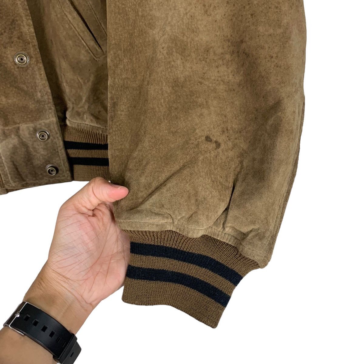 PERSON'S PERSON’S Big Logo Pigskin Leather Varsity Jacket #0925-C41 Size US M / EU 48-50 / 2 - 13 Thumbnail