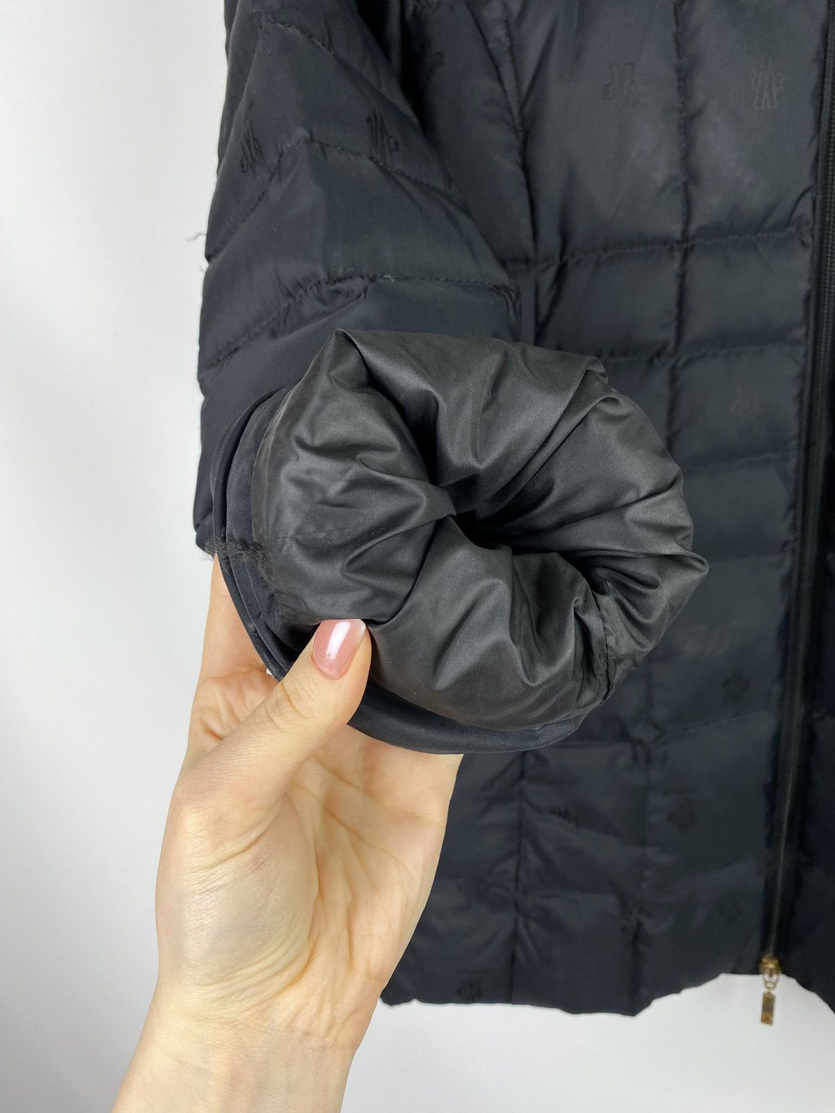 Moncler Moncler vintage multilogo monogram quilted down jacket Size S / US 4 / IT 40 - 7 Thumbnail