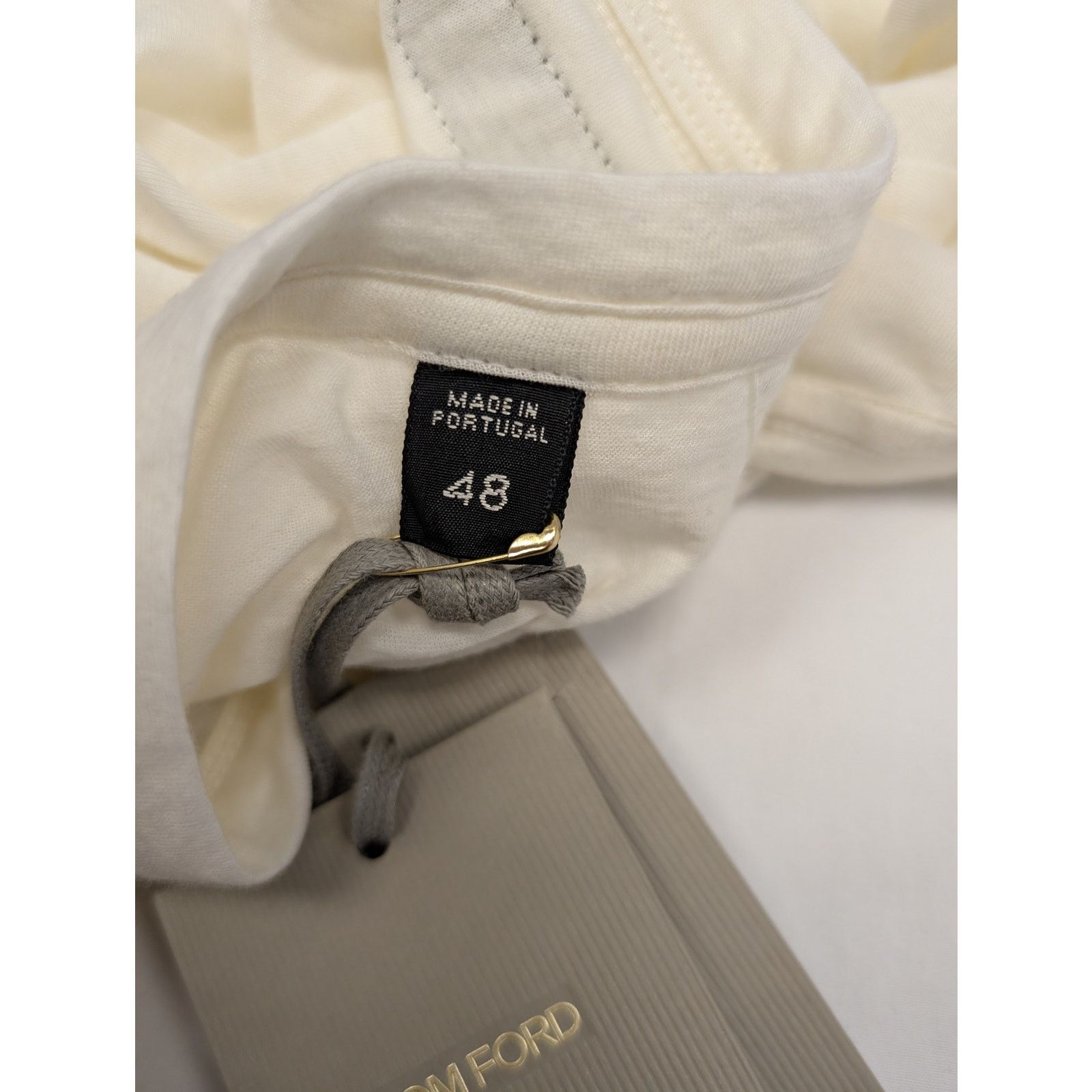Tom Ford o1rshd1 Sweatshirt in Ivory Size US M / EU 48-50 / 2 - 12 Thumbnail