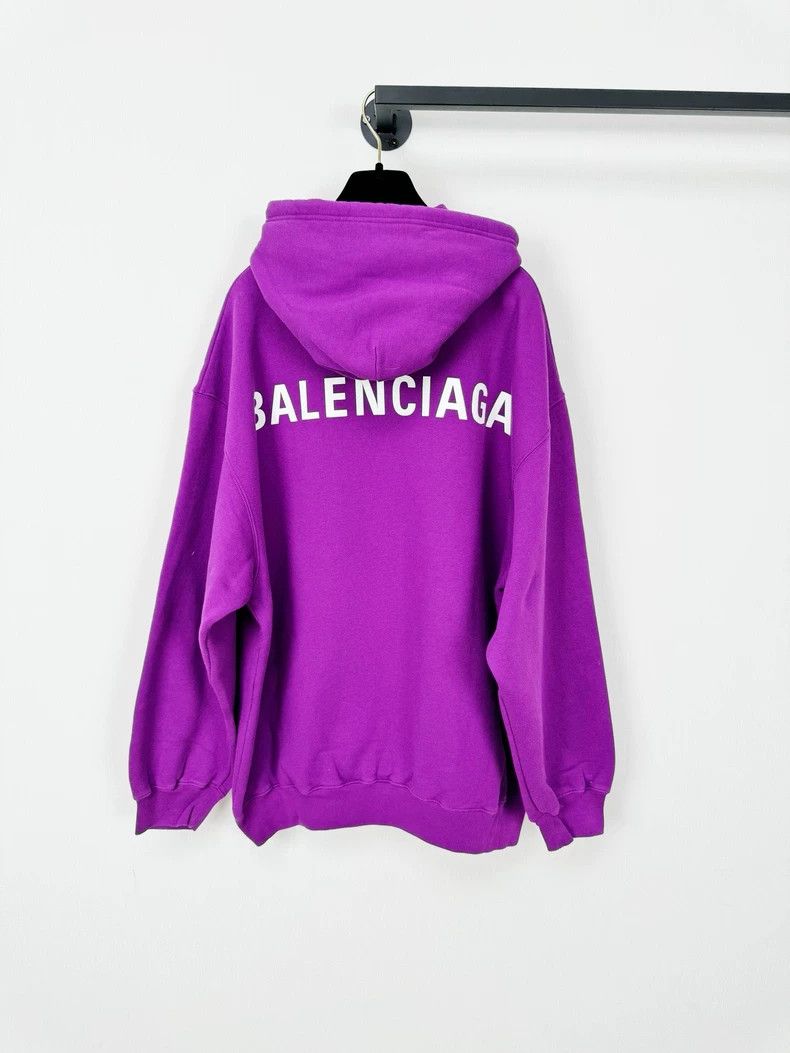 Balenciaga balenciaga logo black hoodie -DMC Size US XL / EU 56 / 4 - 1 Thumbnail
