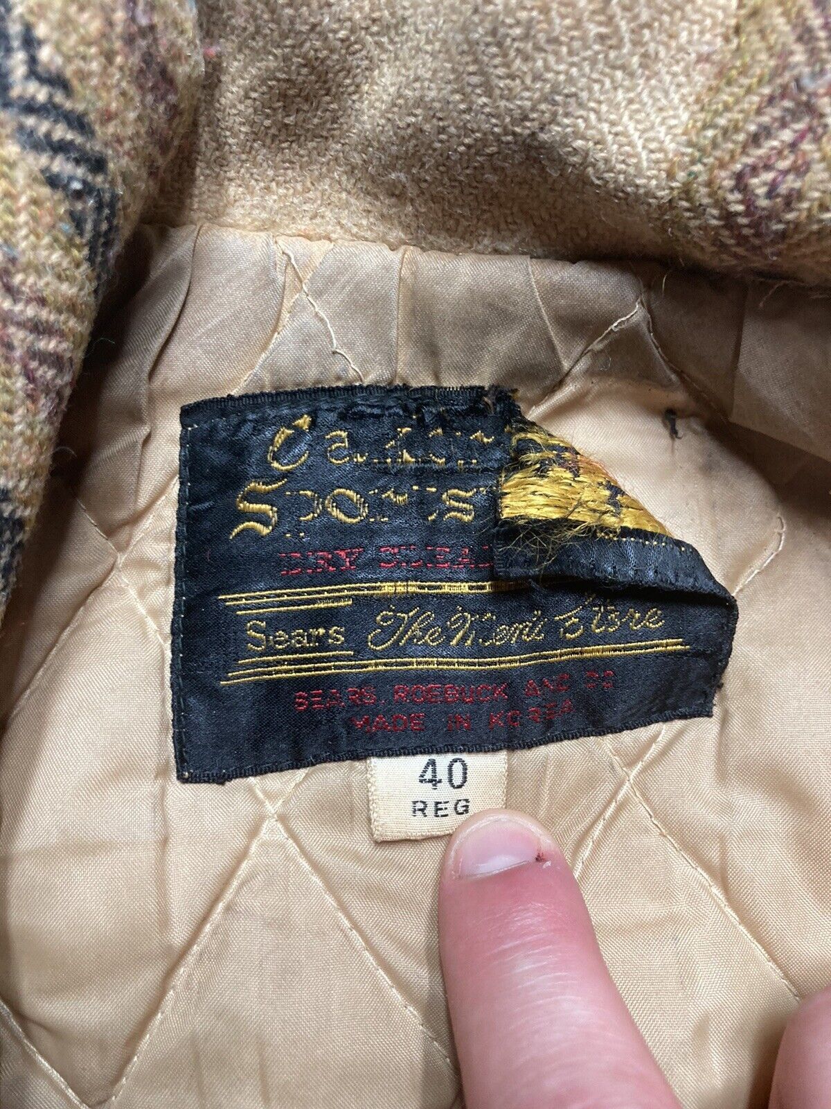 Sears × Vintage 60s wool mackinaw jacket sears insulated double breasted 40 Size US L / EU 52-54 / 3 - 4 Thumbnail