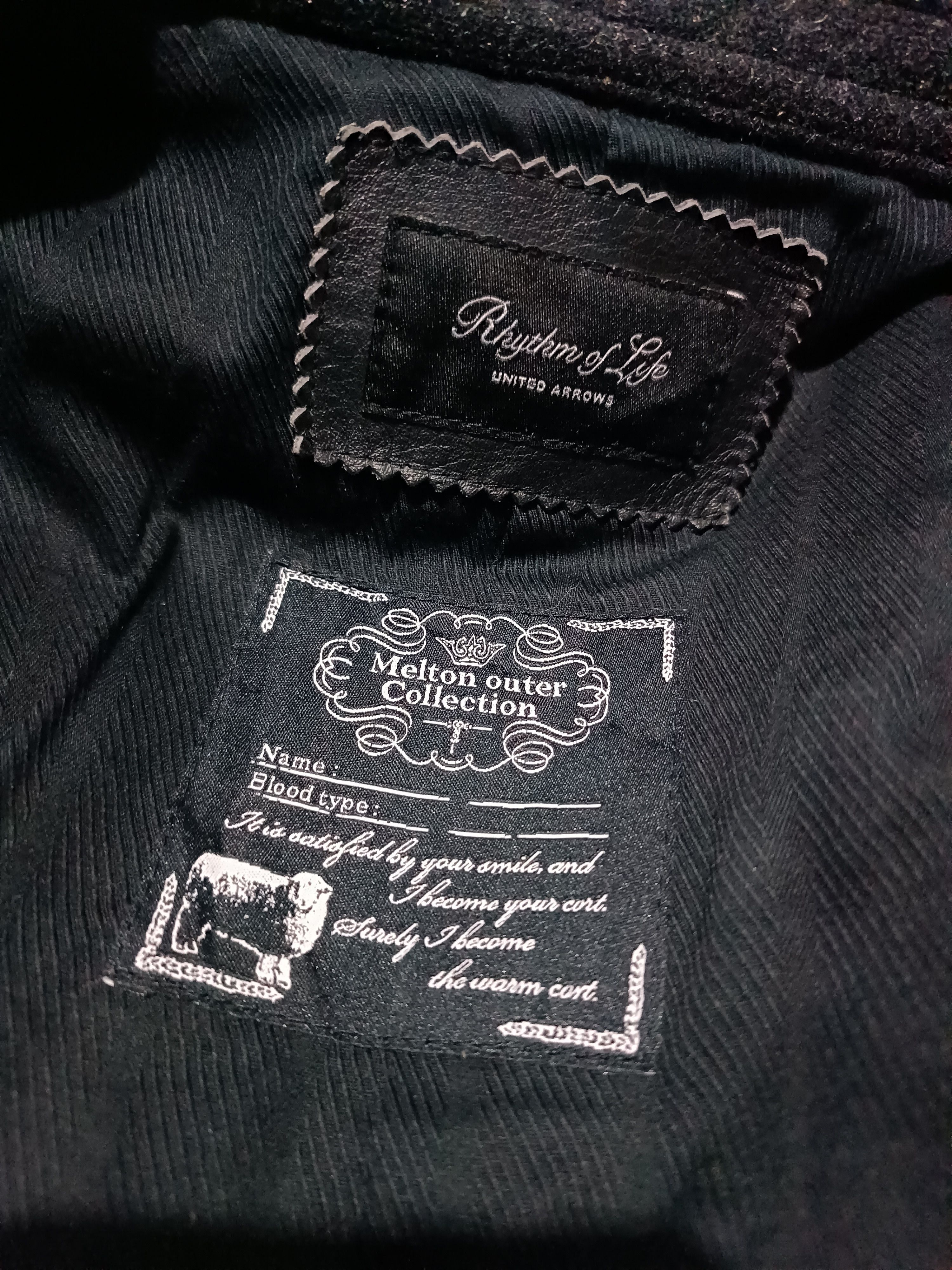 Japanese Brand × United Arrows United Arrows Wool Jacket Melton Outer Collection Size US M / EU 48-50 / 2 - 6 Thumbnail