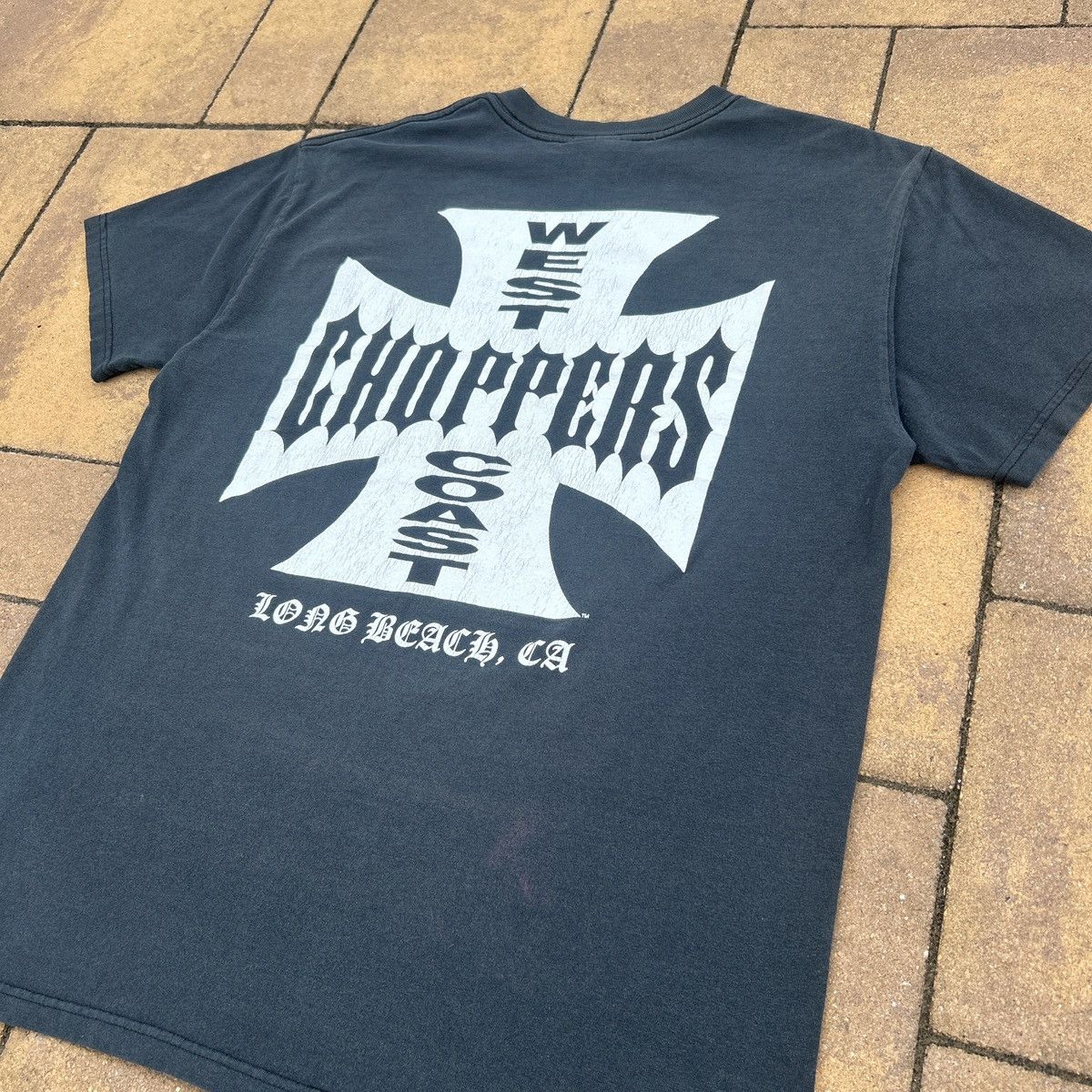 West Coast Choppers Vintage authentic West Coast Choppers faded and worn t shirt Size US L / EU 52-54 / 3 - 2 Thumbnail
