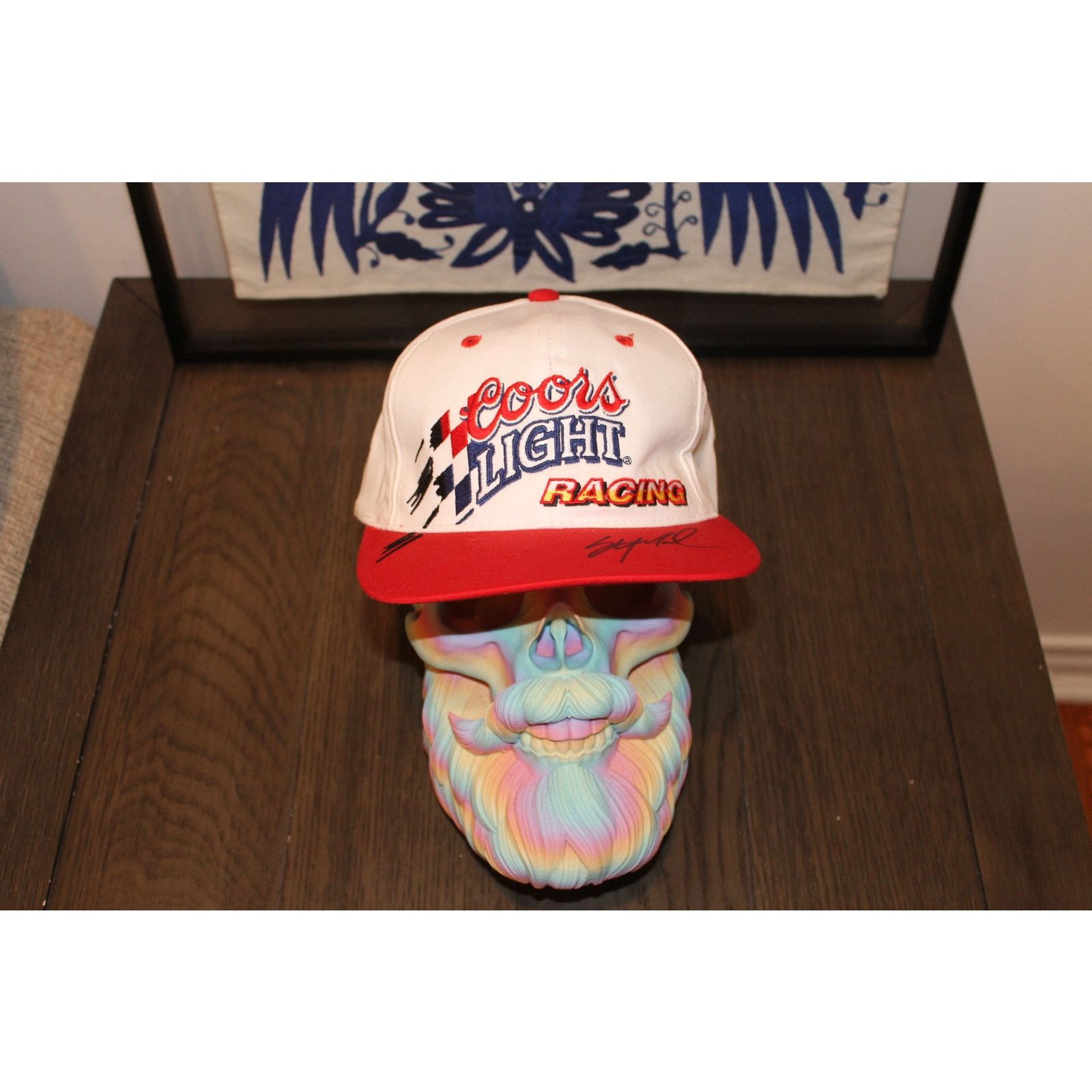 NASCAR Coors Light Vintage Nascar Snapback Signed Size ONE SIZE - 2 Thumbnail