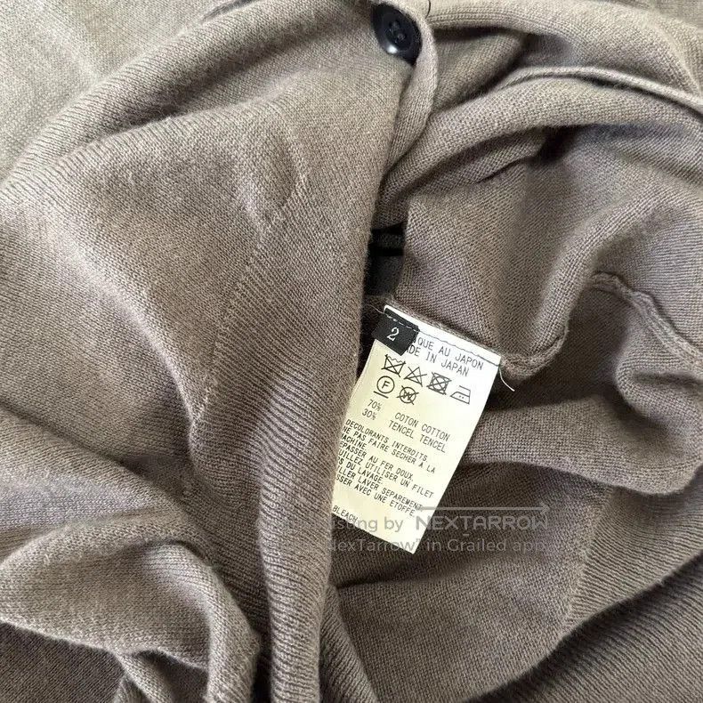 Yohji Yamamoto Y's Asymmetric Knit Top