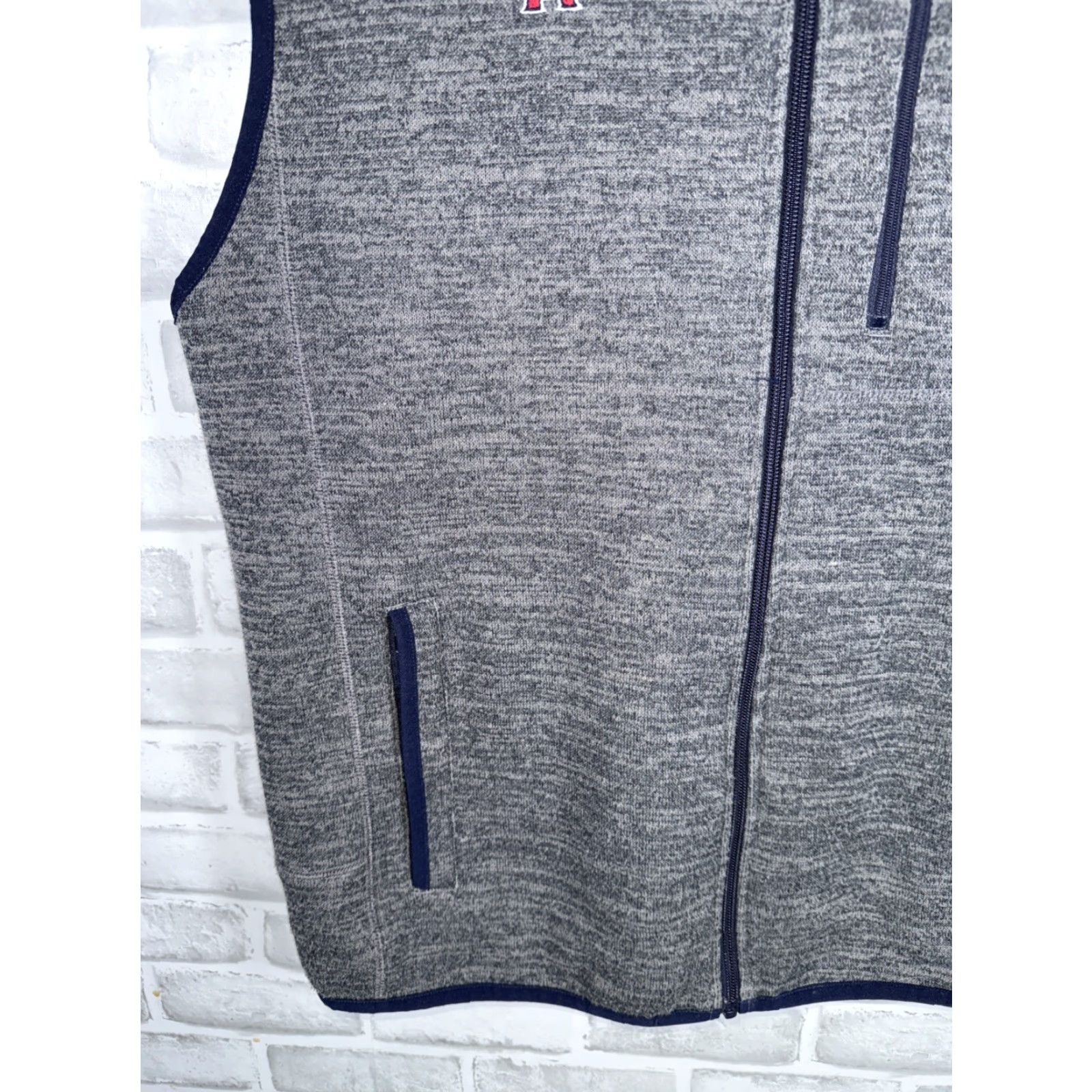 johnnie-O JOHNNIE-O Vest Mens XL Gray West Coast Prep Los Angeles Angels Size US XL / EU 56 / 4 - 5 Thumbnail