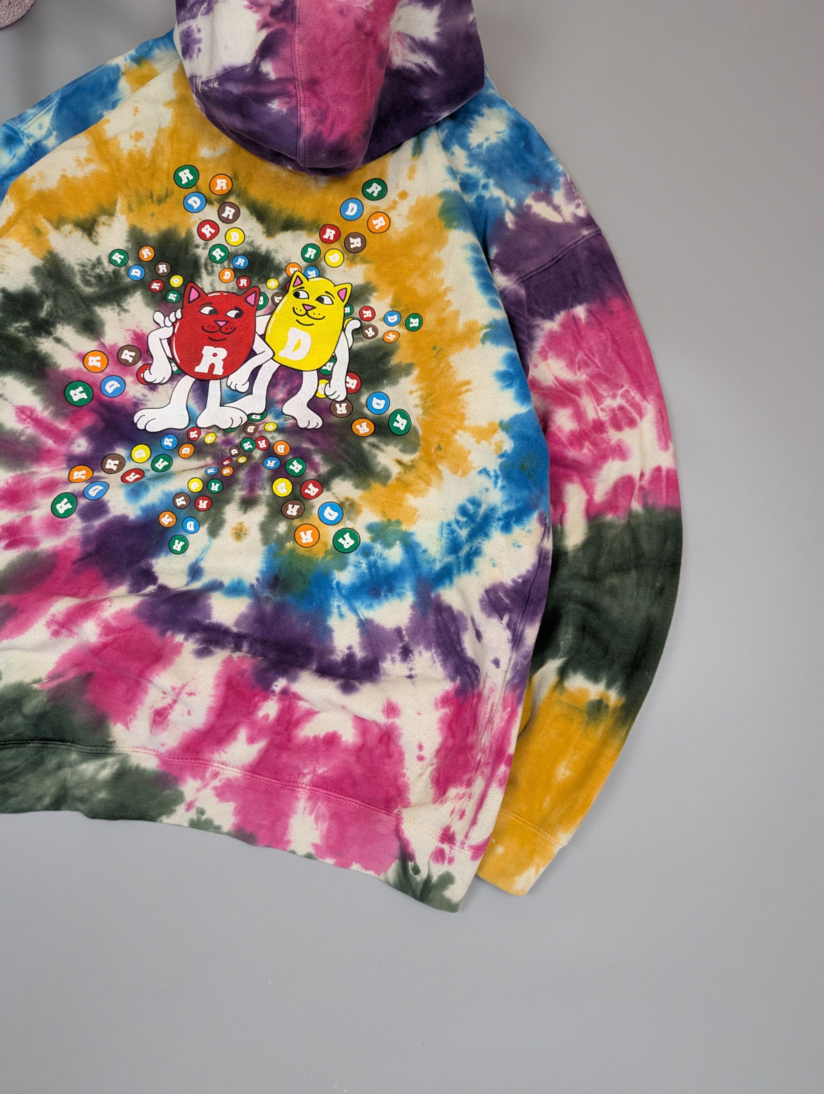 RIPNDIP RipNDip Tie Dye Hoodie – Lord Nermal Graphic Streetwear Size US L / EU 52-54 / 3 - 15 Thumbnail
