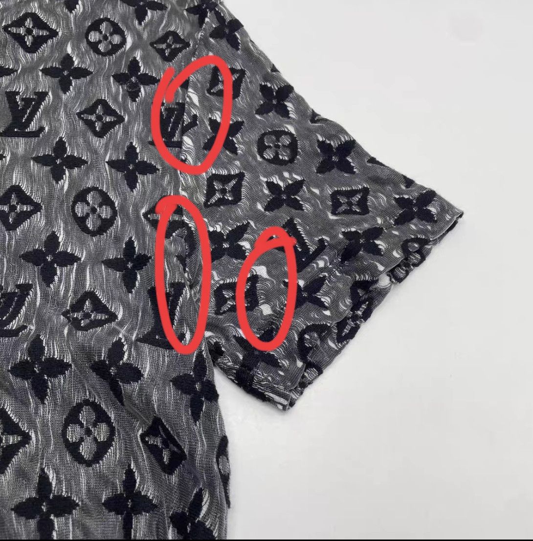 Louis Vuitton Louis Vuitton FW22 Full Logo Crew Neck Loose Short Sleeve Size US M / EU 48-50 / 2 - 10 Thumbnail