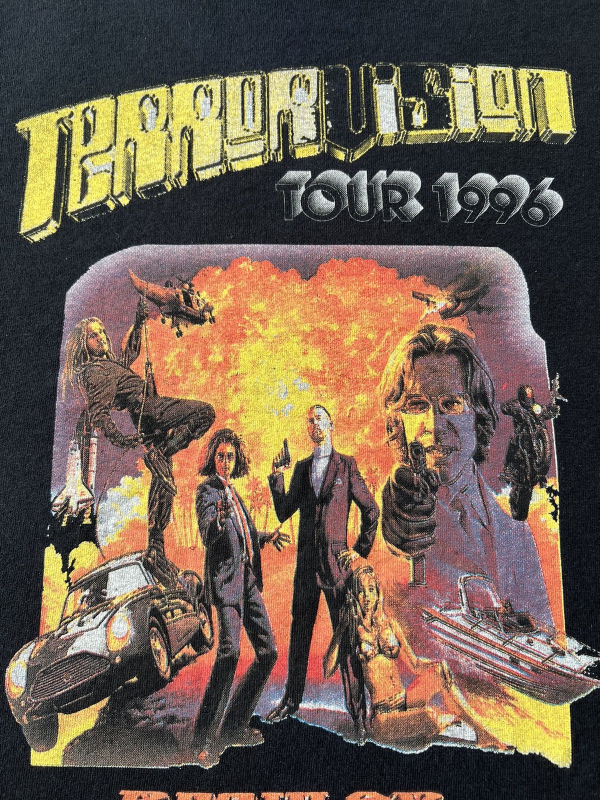 Band Tees Vintage 1996 Terrorvision Regular Urban Survivors UK Rock Size US L / EU 52-54 / 3 - 4 Thumbnail