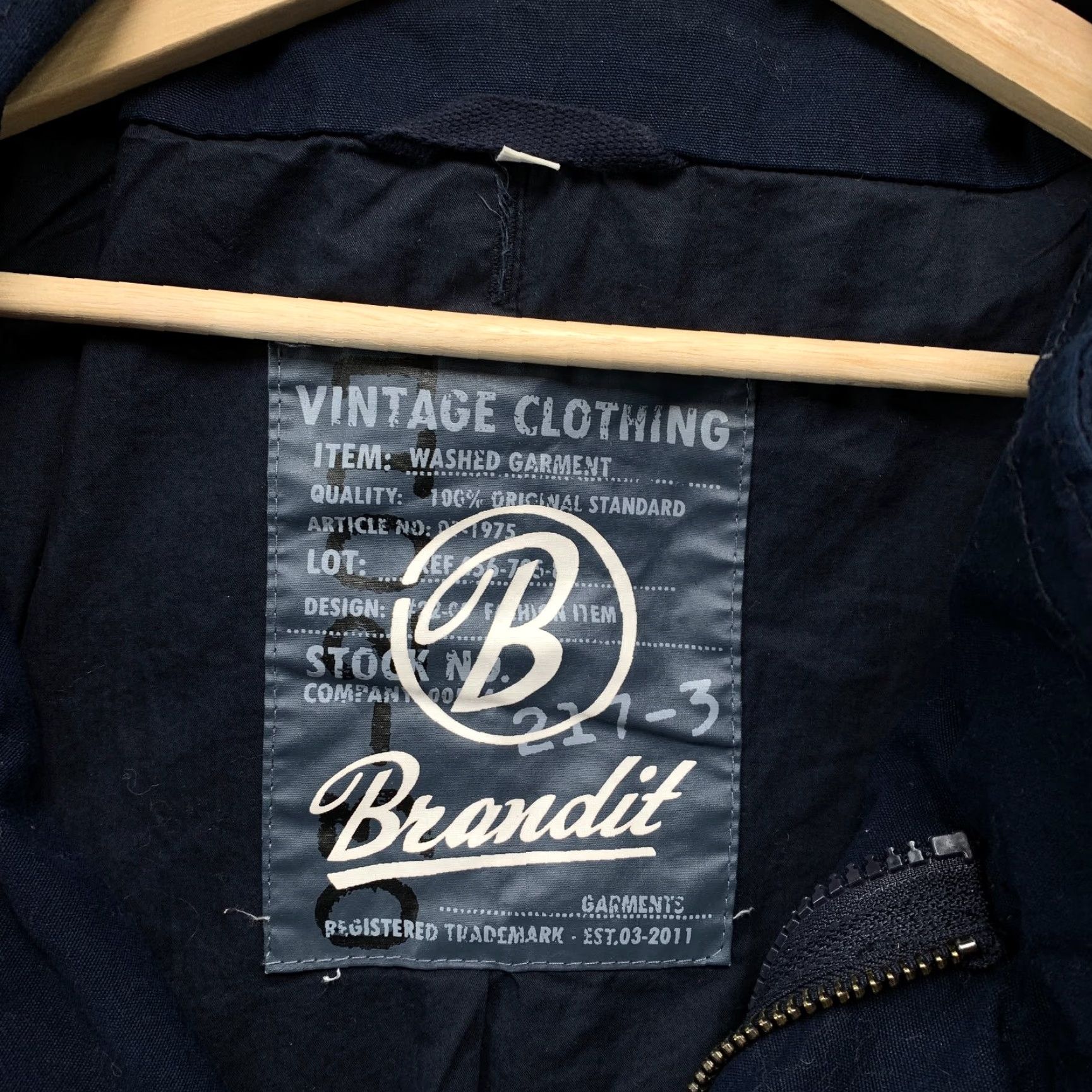 Vintage Brandit M65 Giant Military Jacket Mens 6XL Navy Blue Field Coat Heavyweight Jacket Mens 6XL Navy Blue Military Jacket Field Coat Heavyweight Size US XXL / EU 58 / 5 - 3 Thumbnail