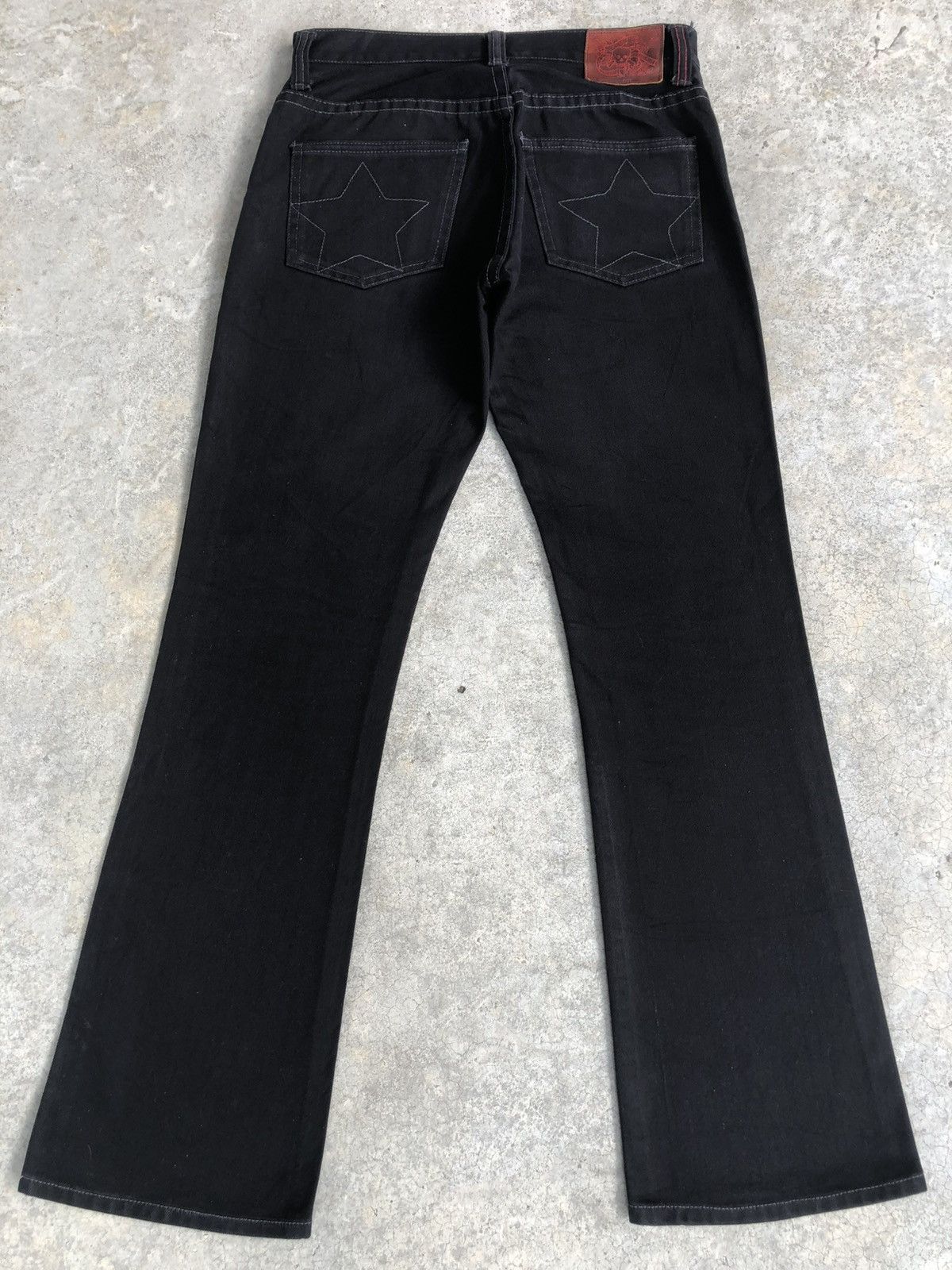 Skull Jeans by an Alchemist Skull Jeans by an Alchemist Flared Jeans Embroidered Size US 31 - 1 Thumbnail