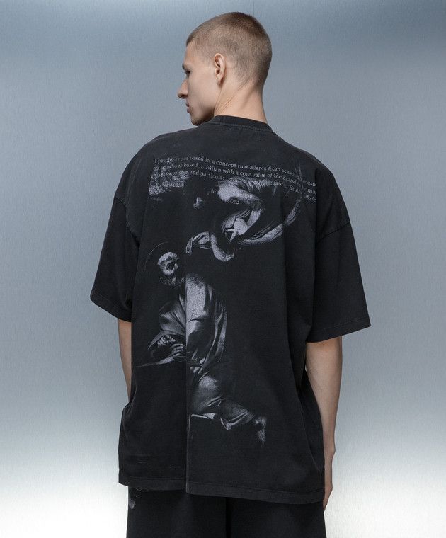 Off-White o1s22i1n1124 Oversized T-Shirt in Noir Size US M / EU 48-50 / 2 - 3 Thumbnail