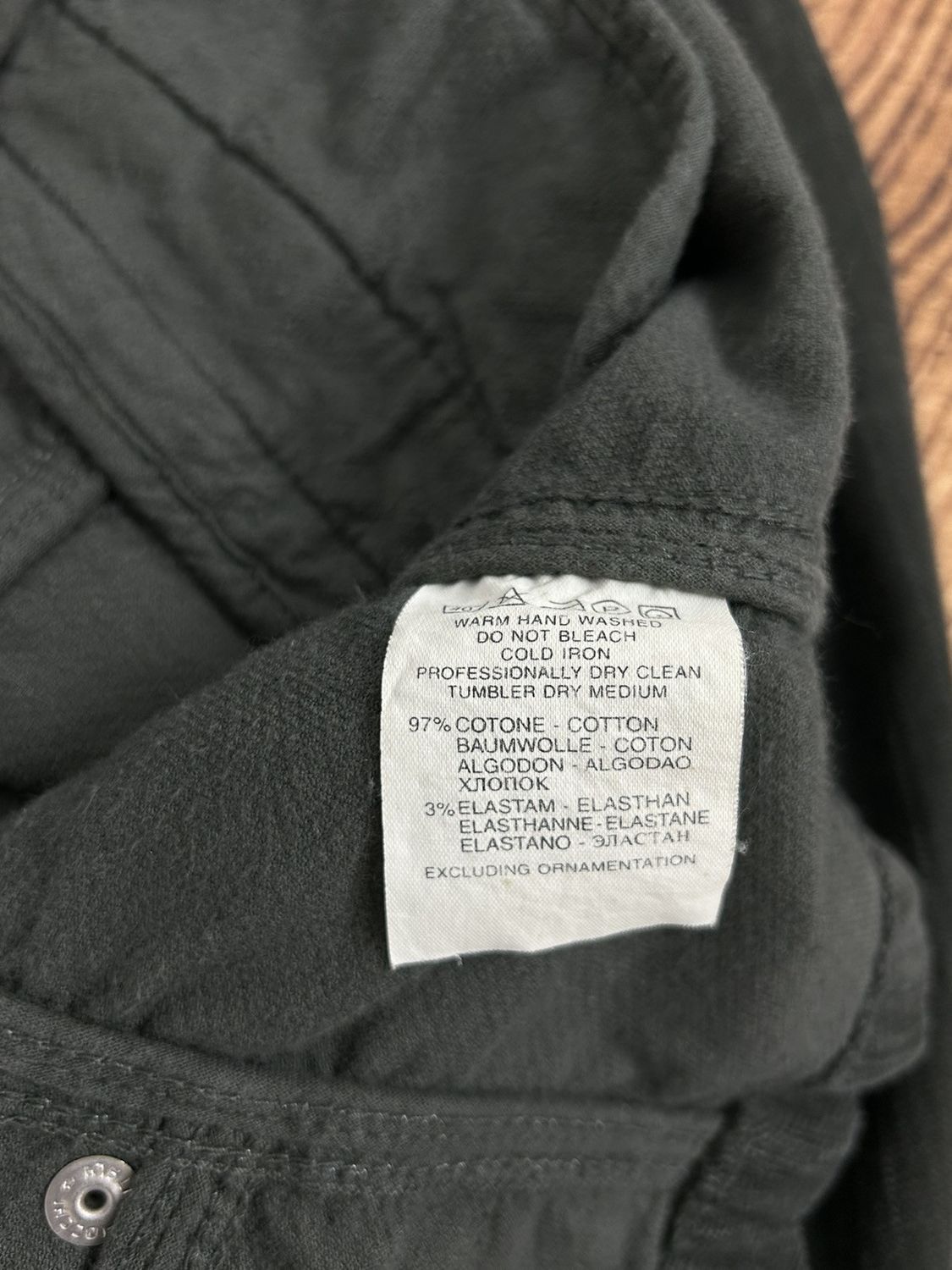 Trussardi Trussardi Jeans Soft Velour Denim Style Button-Up Jacket Size M / US 6-8 / IT 42-44 - 12 Thumbnail