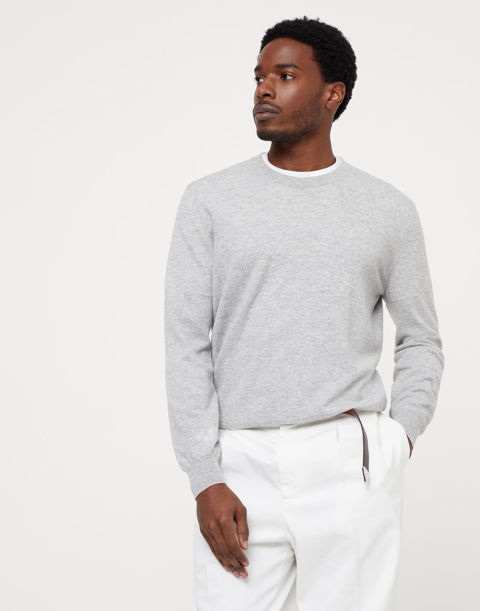 Brunello Cucinelli o1la1rc1a0925 Sweater in Grey Size US S / EU 44-46 / 1 - 1 Thumbnail