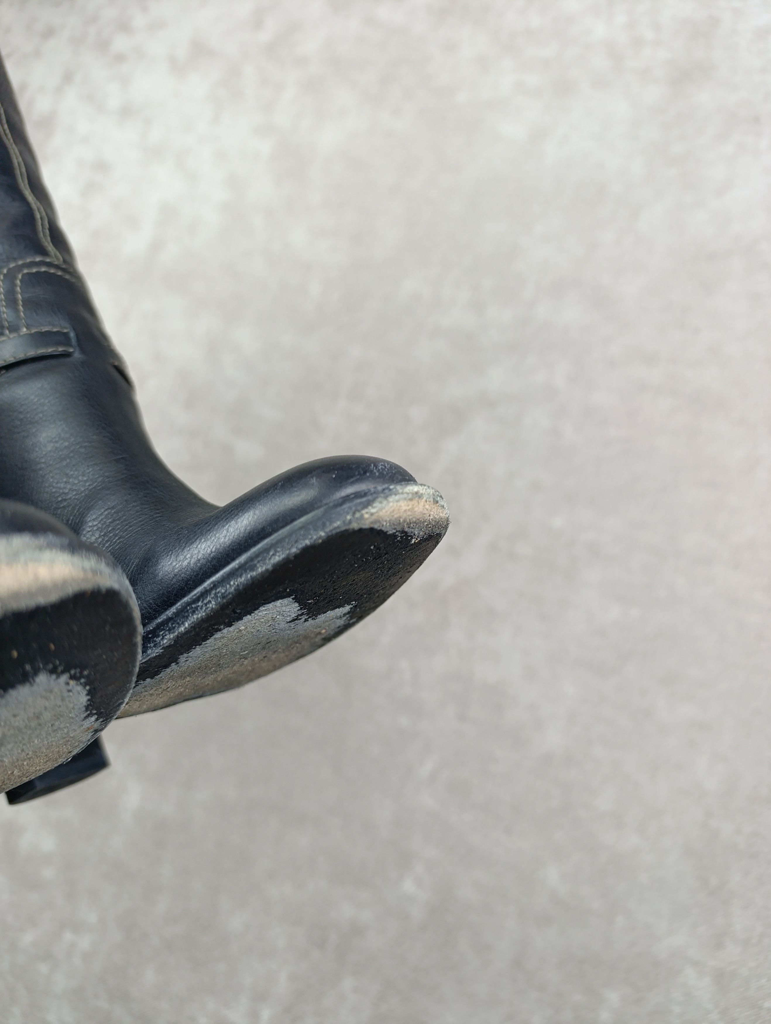 Gucci GUCCI BLACK GG INTERLOCK LOGO LEATHER BOOTS Size US 7 / IT 37 - 16 Thumbnail