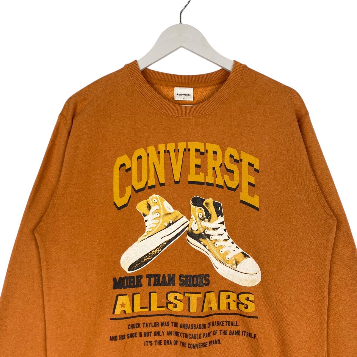 Converse × Vintage Vintage Converse All Star Big Printed Crewneck Sweatshirt Size US M / EU 48-50 / 2 - 4 Thumbnail