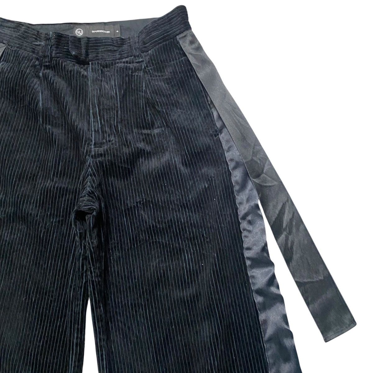 GU × Undercover GU UNDERCOVER Lace Corduroy Baggy Wide Leg Pants Size 26" / US 2 / IT 38 - 5 Thumbnail