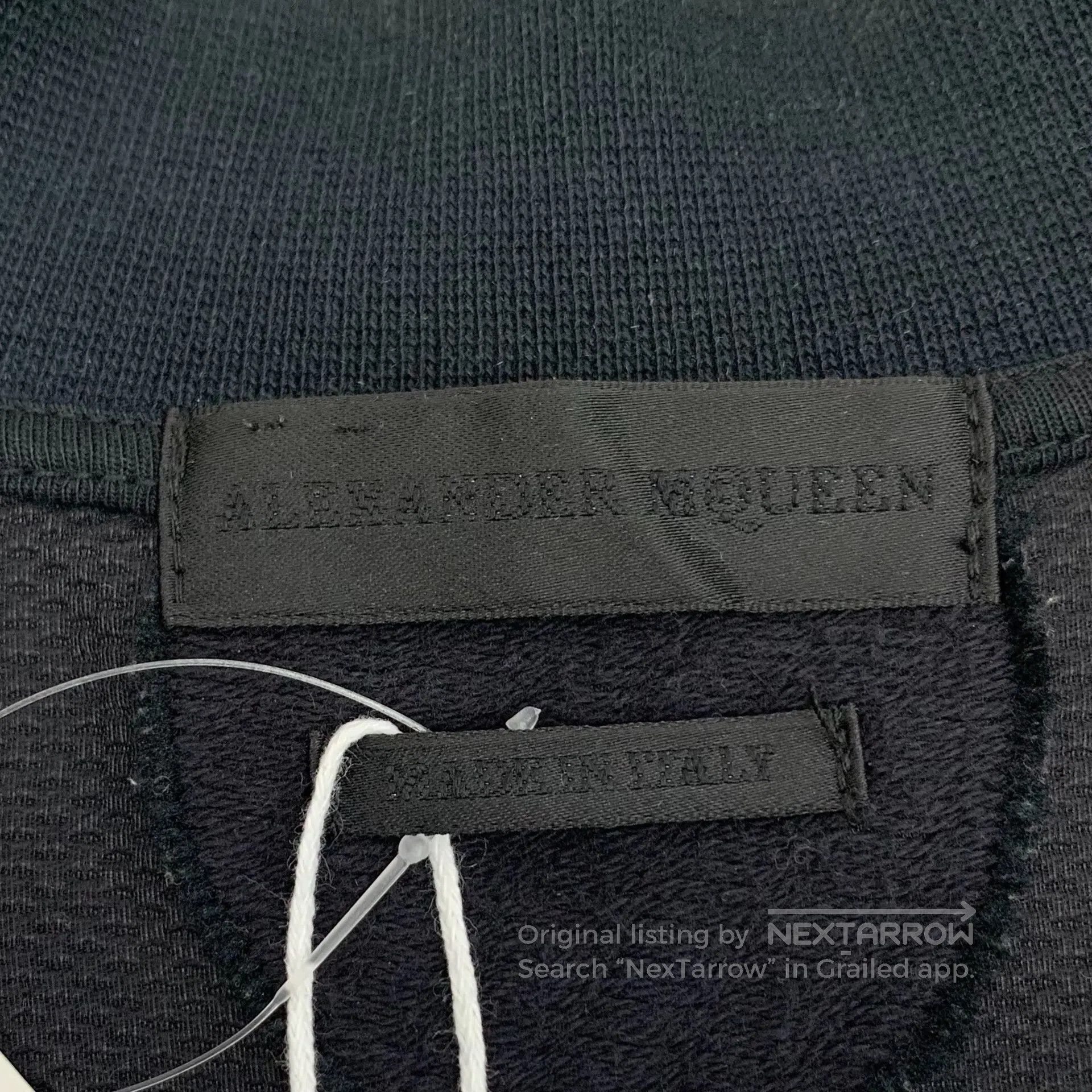 Alexander McQueen ALEXANDER MCQUEEN Black skull head jacquard cotton stand c Size US S / EU 44-46 / 1 - 5 Thumbnail