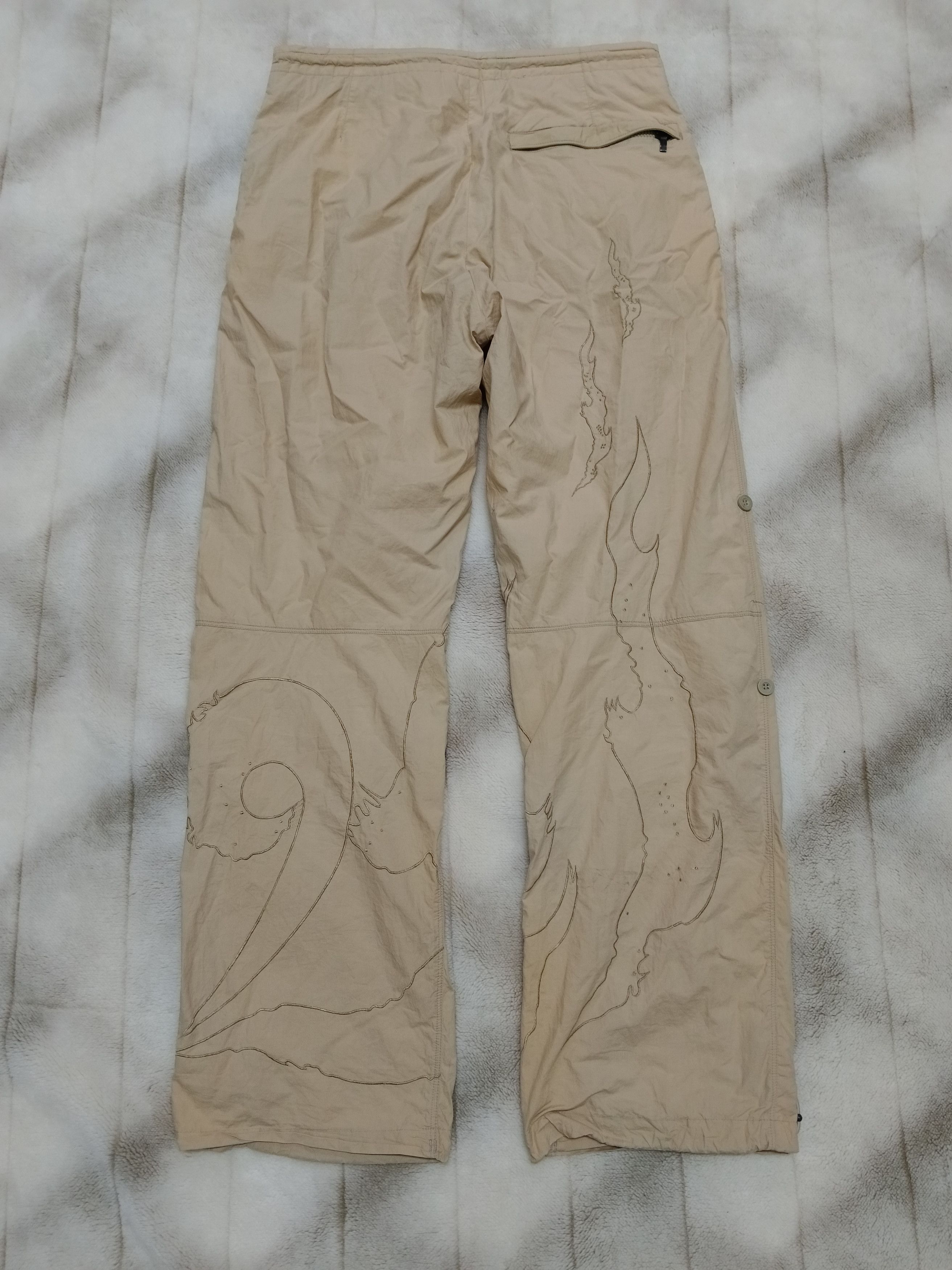 Maharishi MAHARISHI FLAME NYLON TROUSER PANTS Size US 32 / EU 48 - 1 Thumbnail