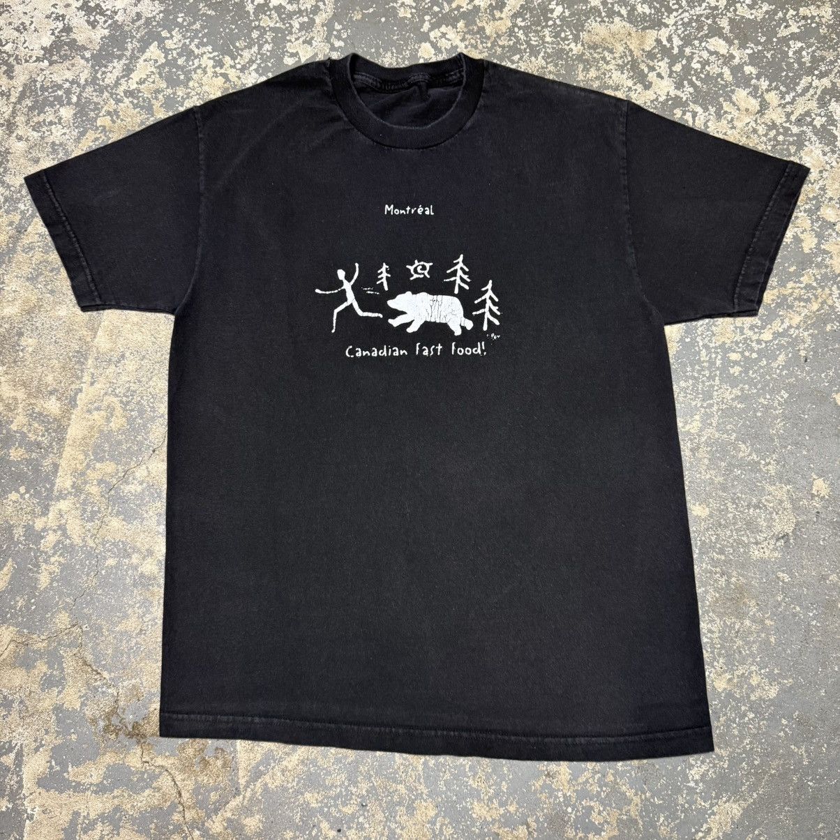 Vintage Vintage Montreal Canada Fast Food Funny Joke 90s Tshirt Size US L / EU 52-54 / 3 - 1 Thumbnail