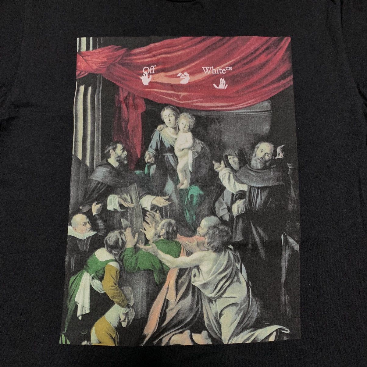 Off-White Off White Small Caravaggio Arrows Black Tee Virgil Abloh Size US S / EU 44-46 / 1 - 3 Thumbnail