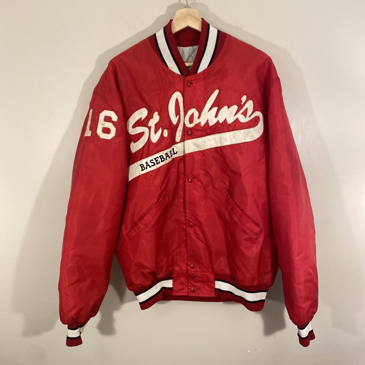 Vintage Vintage St. Johns Varsity Bomber Jacket Large Size US L / EU 52-54 / 3 - 1 Thumbnail
