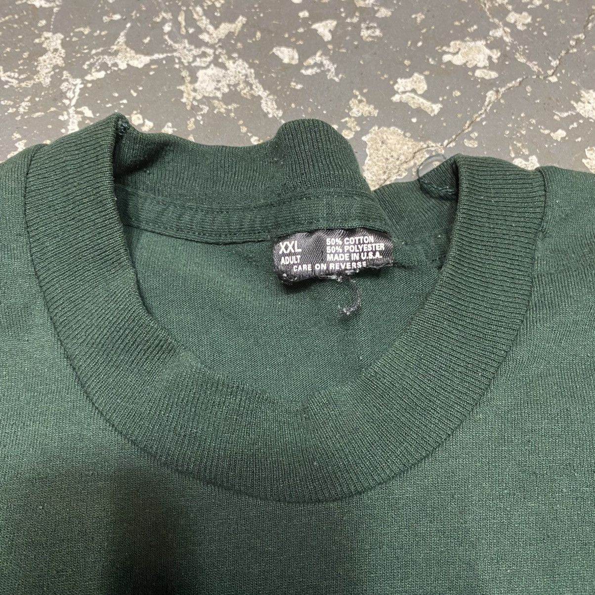 Unsound Rags × Vintage Vintage Green Fruit Of The Loom Faded 90s USA Tshirt Size US XXL / EU 58 / 5 - 5 Thumbnail