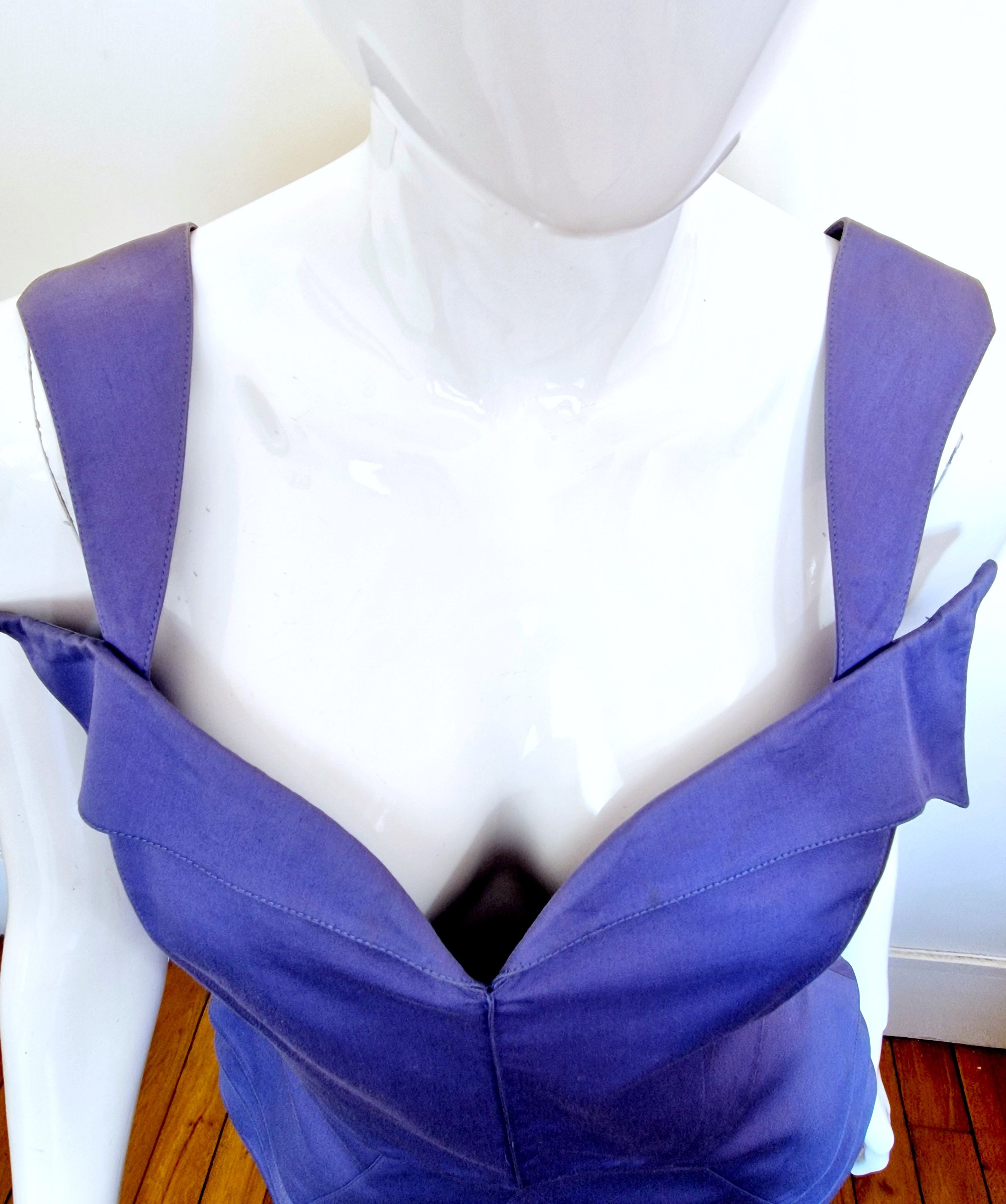 Thierry Mugler Thierry Mugler S/S 1989 Les Atlantes Atlantis Gown Dress Size L / US 10 / IT 46 - 9 Thumbnail