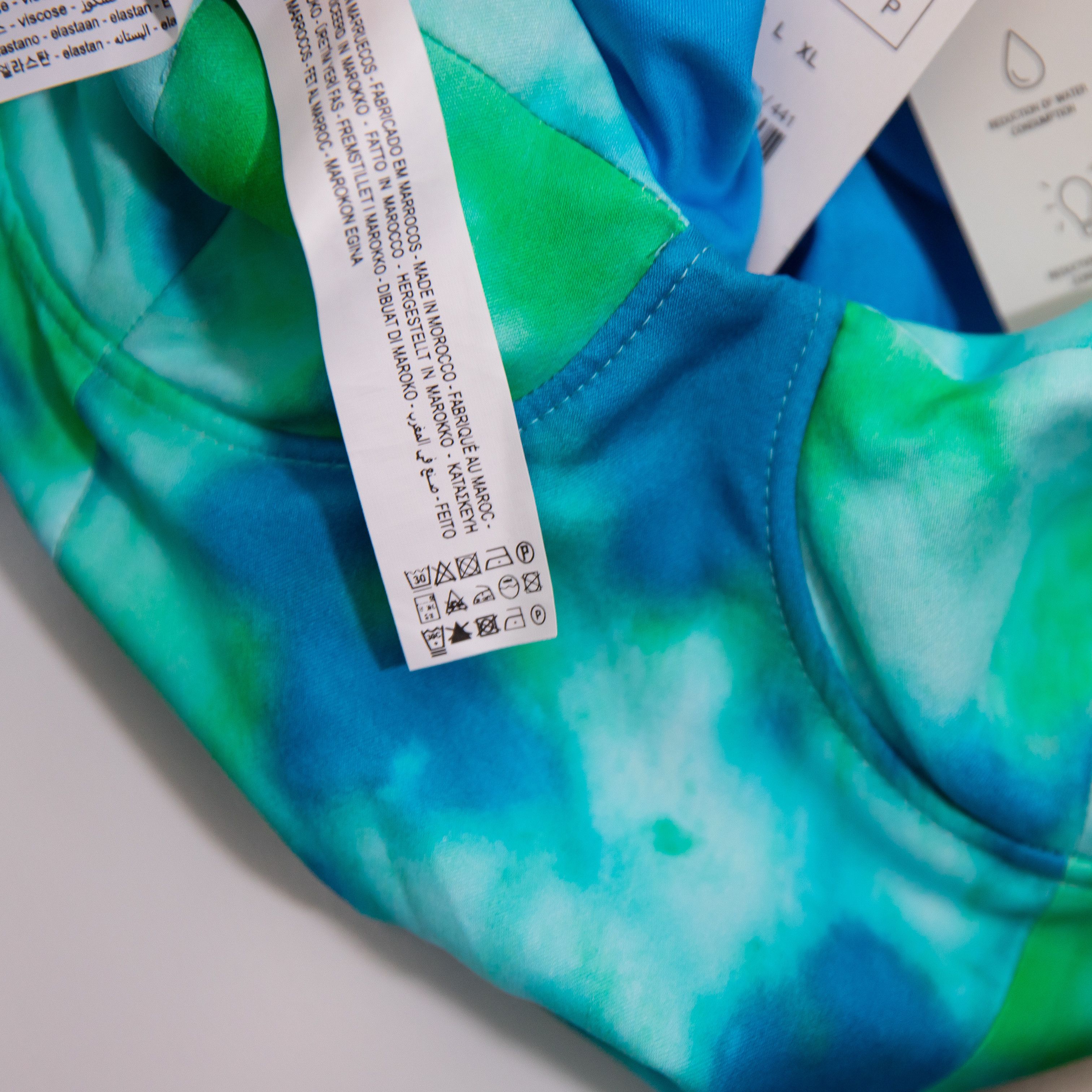 Zara NEW Zara Blue Green Watercolor Tie Dye Size S / US 4 / IT 40 - 4 Thumbnail