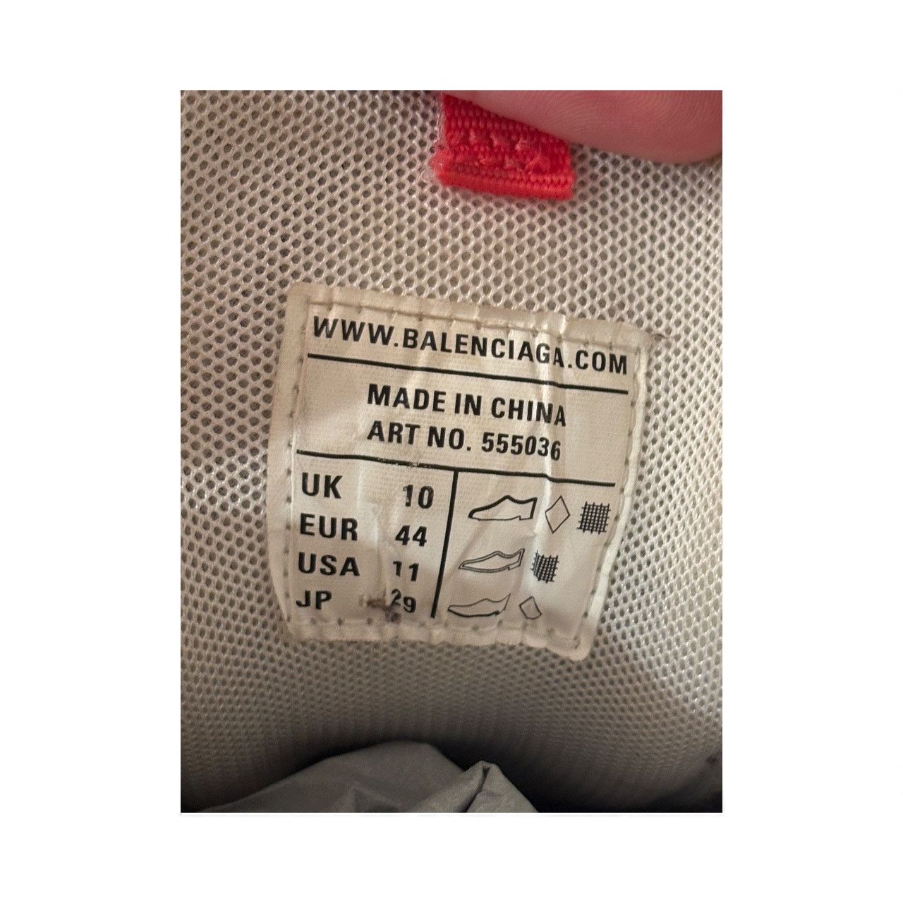 Balenciaga Size 44(11US) - Balenciaga Track LED ' Red Navy ' Size US 11 / EU 44 - 8 Thumbnail