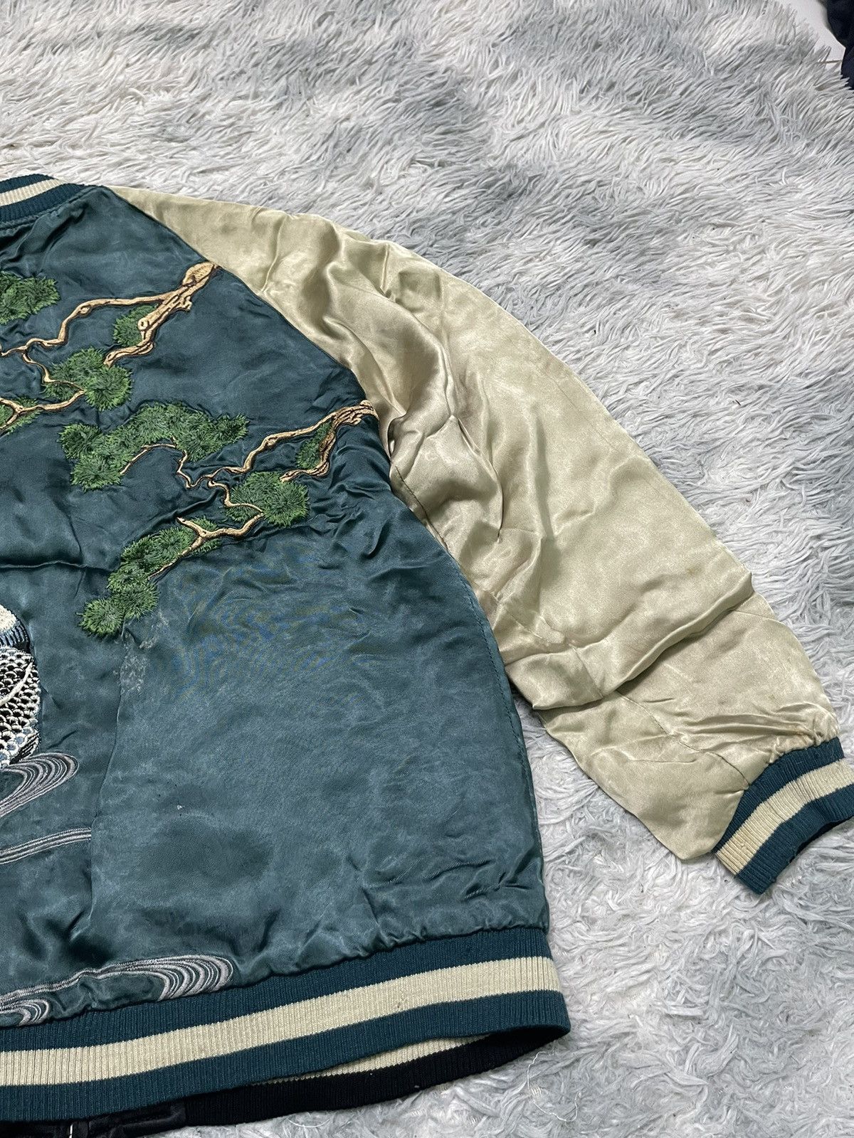 Toyo Enterprises VINTAGE SUKAJAN KOI FISH EMBROIDERED 💯 RAYON REVERSIBLE Size US L / EU 52-54 / 3 - 19 Thumbnail