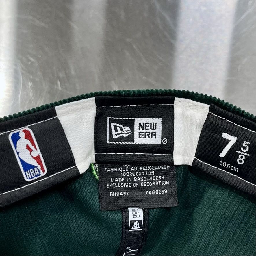 MyFitteds Brooklyn Nets Box Logo 59FIFTY Corduroy MyFitteds Hat 7 5/8 Size ONE SIZE - 7 Thumbnail