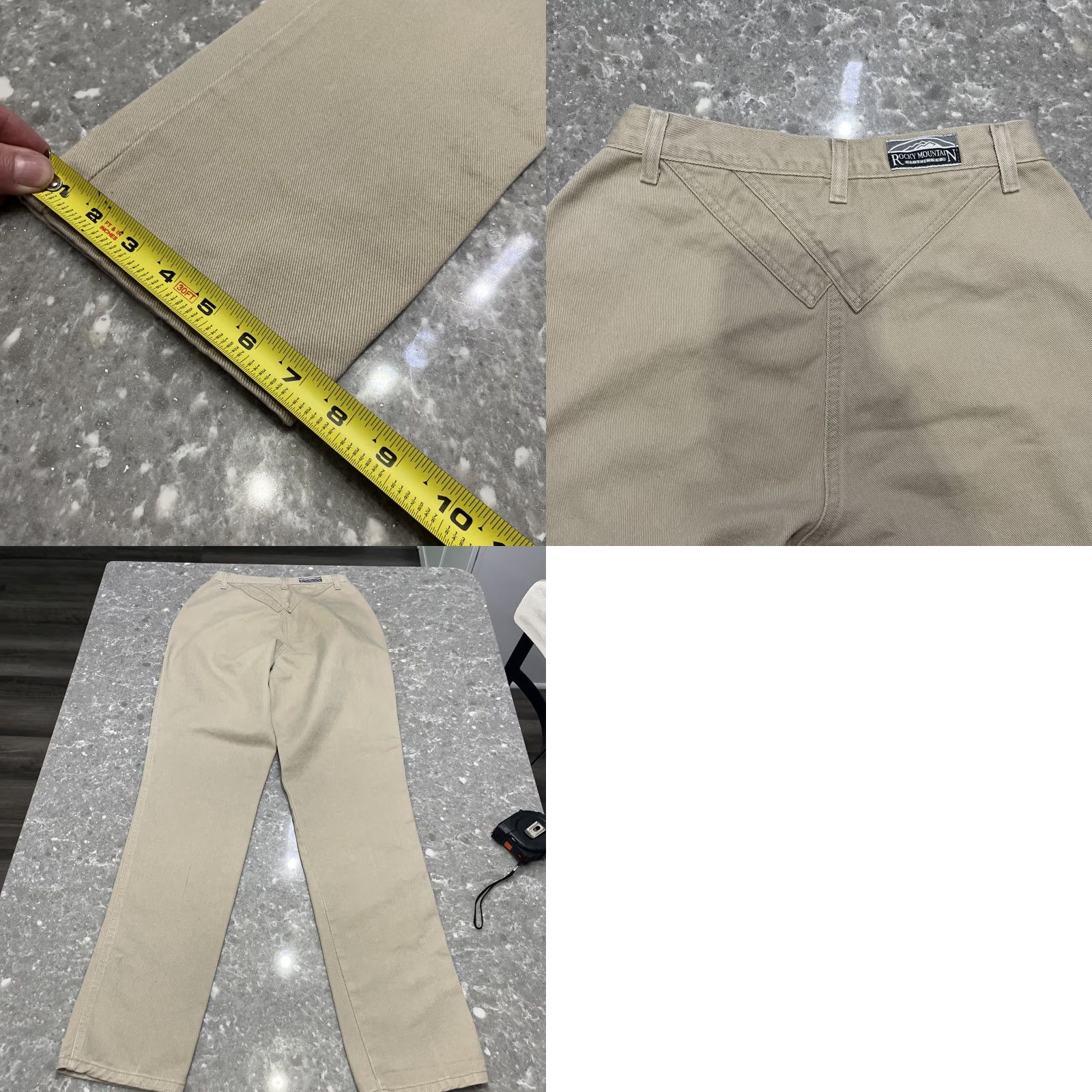 Vintage VINTAGE Rocky Mountain Jeans Women 28x36 Tan Denim Pants Western Mom Jeans 28x36 Tan Denim Pants Women Vintage Size 28" / US 6 / IT 42 - 8 Thumbnail